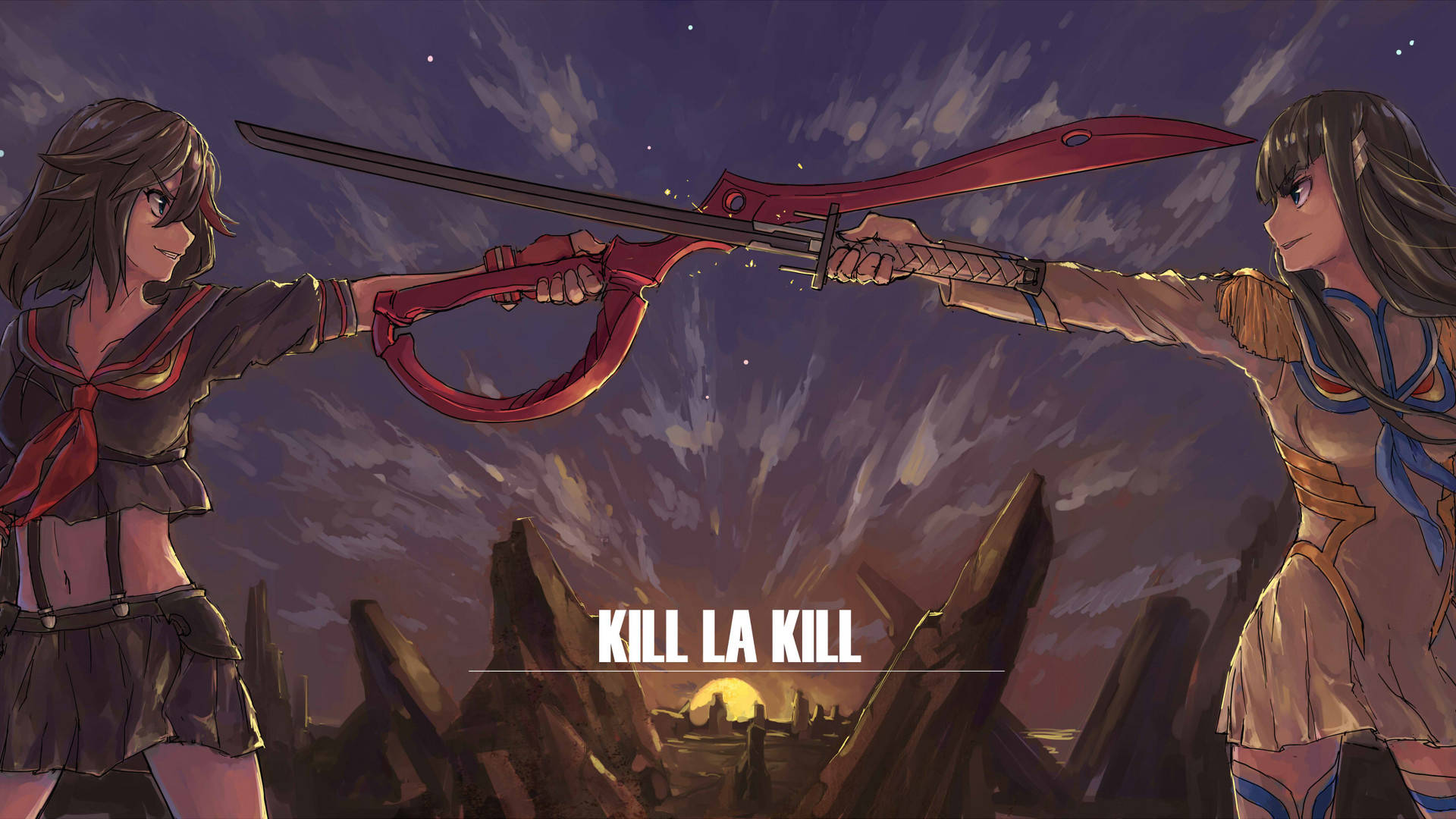Kill La Kill Ryuko Satsuki Background