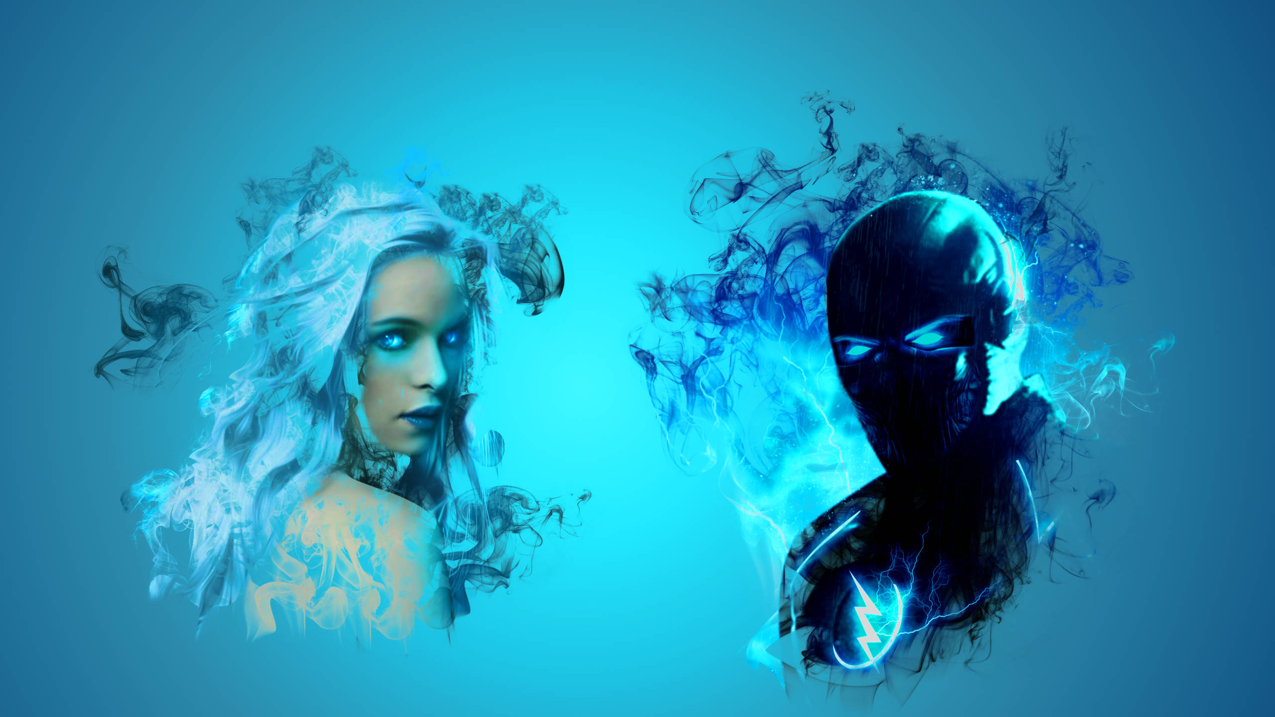 Download Killer Frost With Evil Flash Zoom Wallpaper 