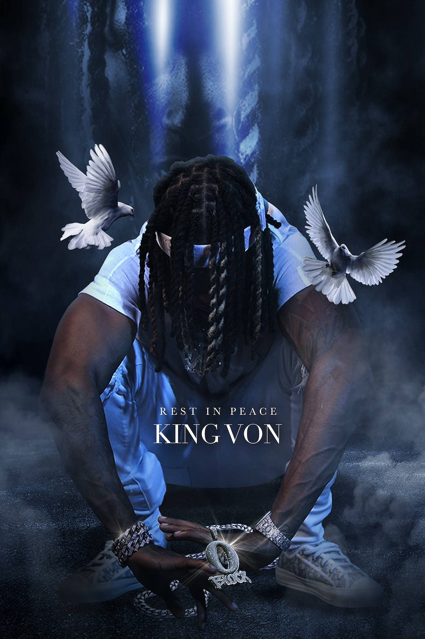 Download King Von Rest In Peace Wallpaper Wallpapers Com