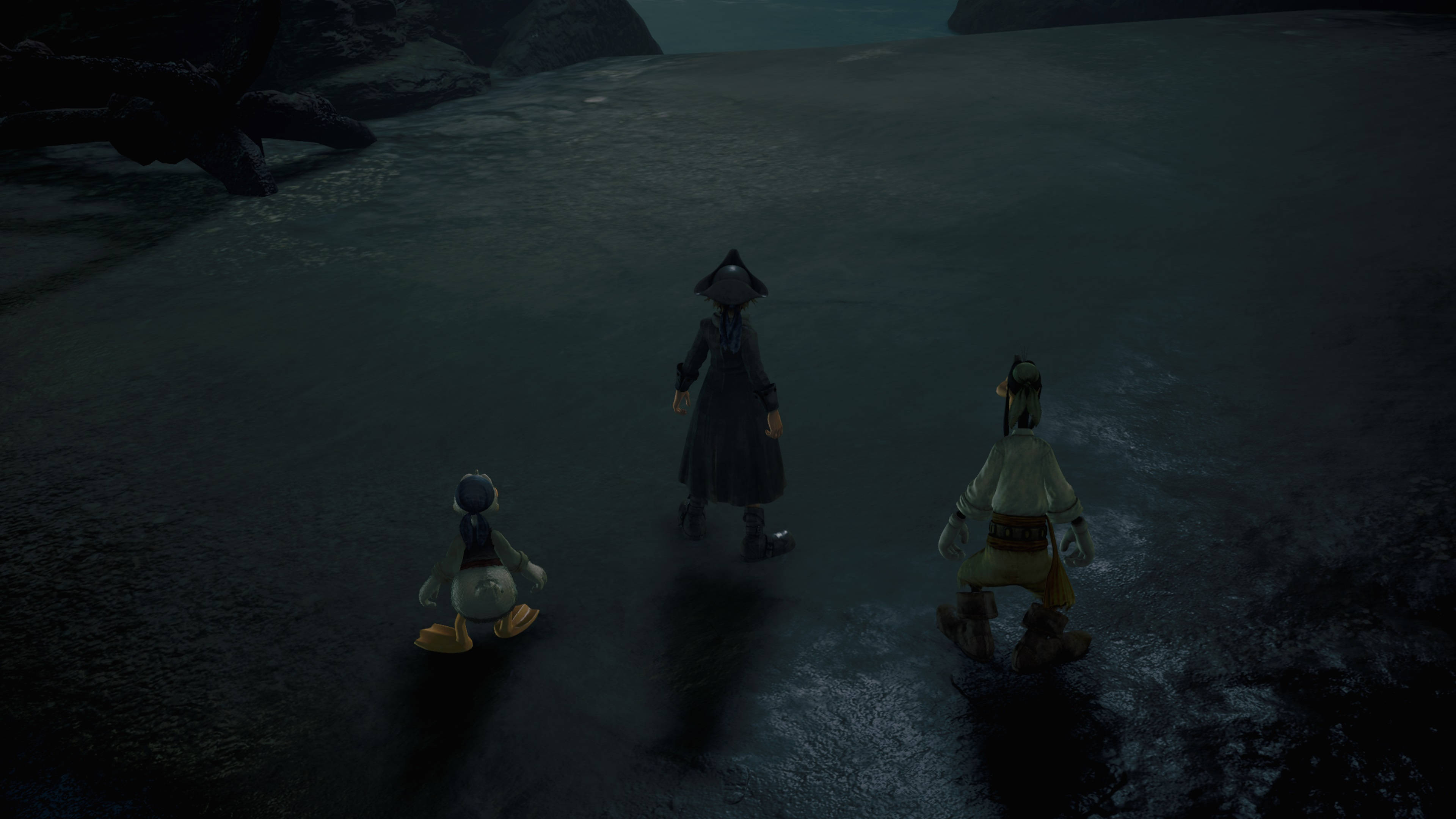 Kingdom Hearts 3 Donald Sora Goofy Background