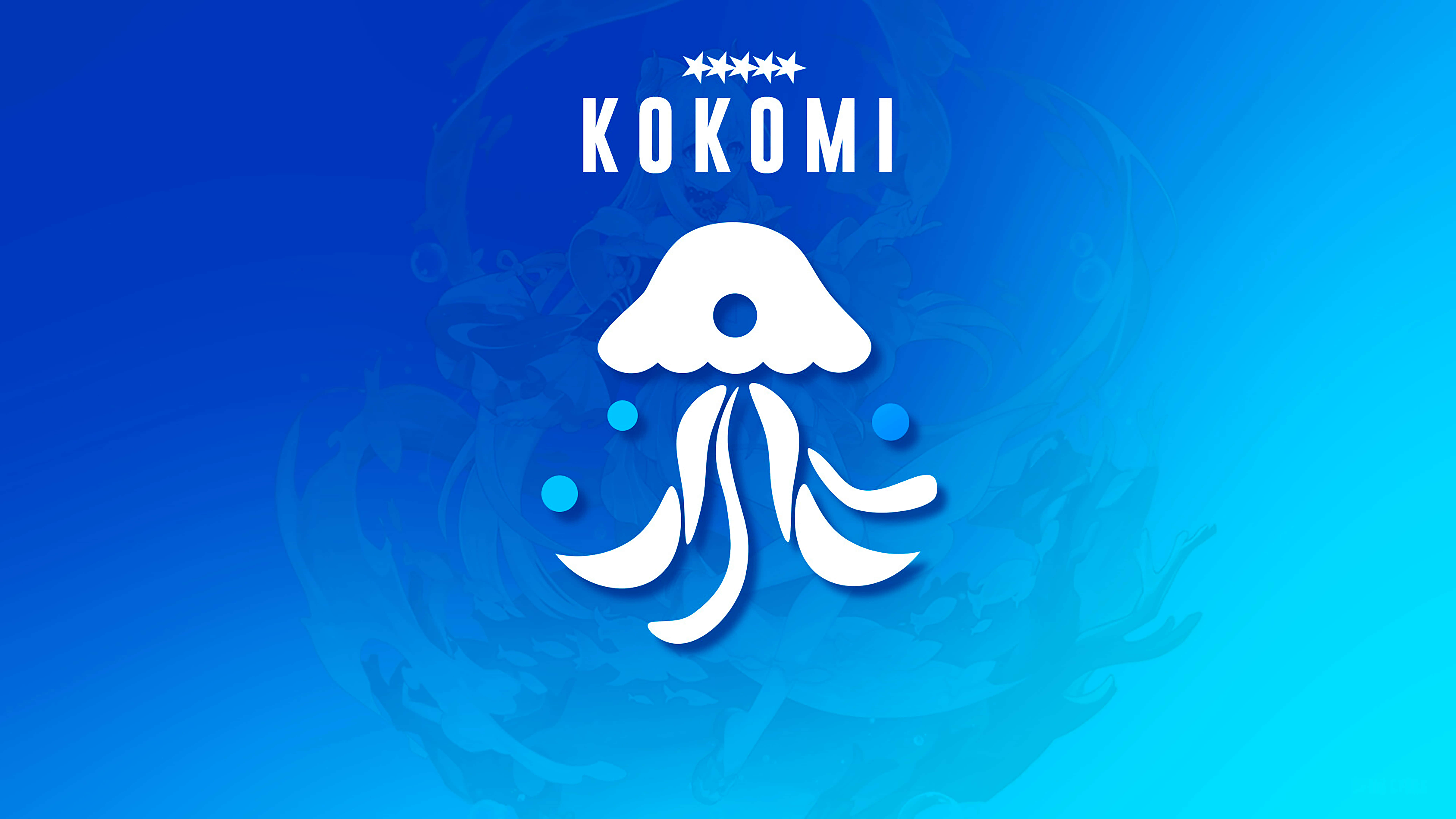 Download Kokomi Jellyfish Wallpaper | Wallpapers.com