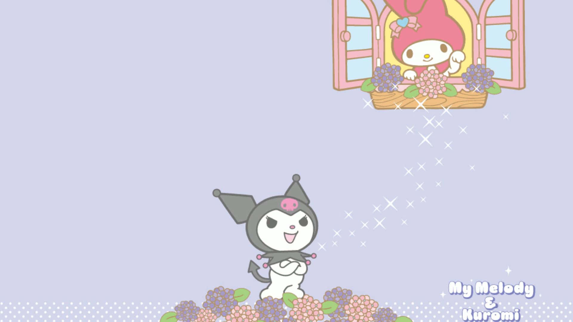 Download Kuromi And My Melody 1920 X 1080 Wallpaper Wallpaper