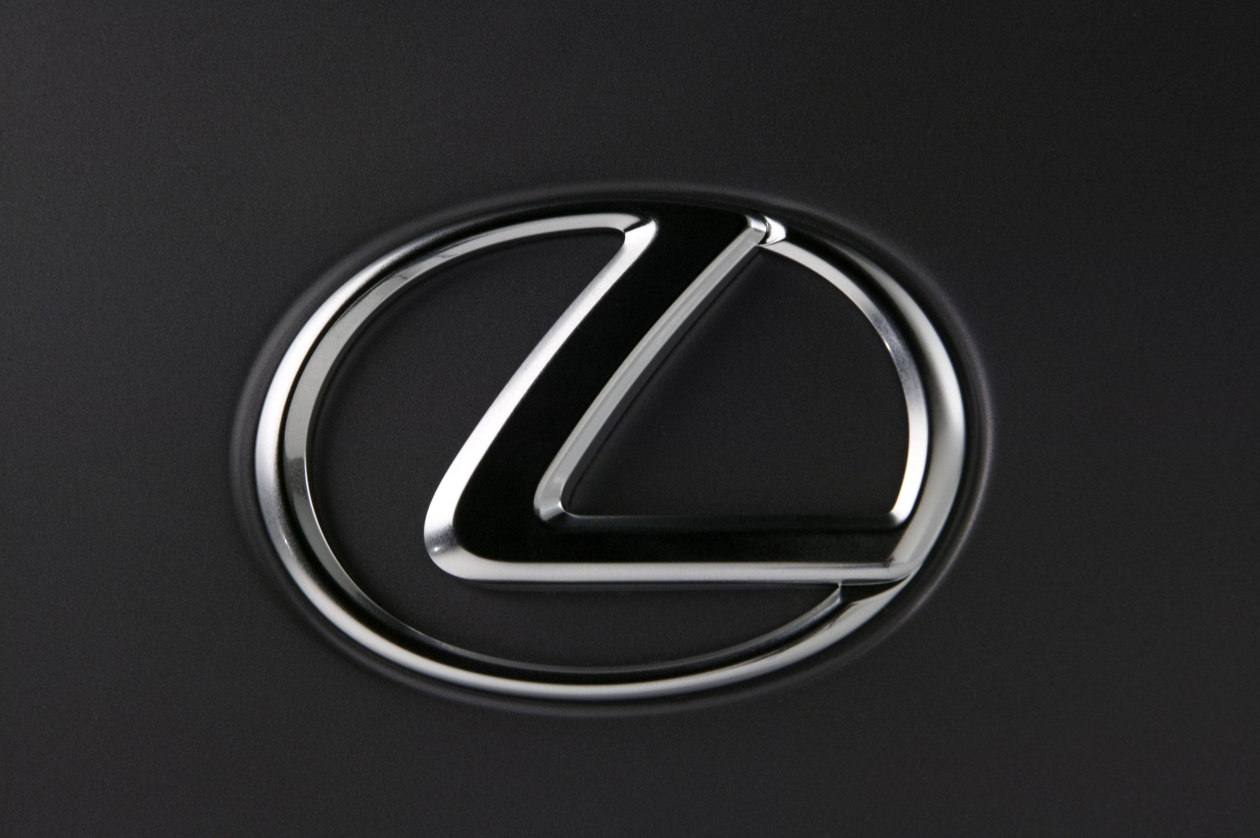 Download Lexus Logo Matte Black Wallpaper Wallpapers Com