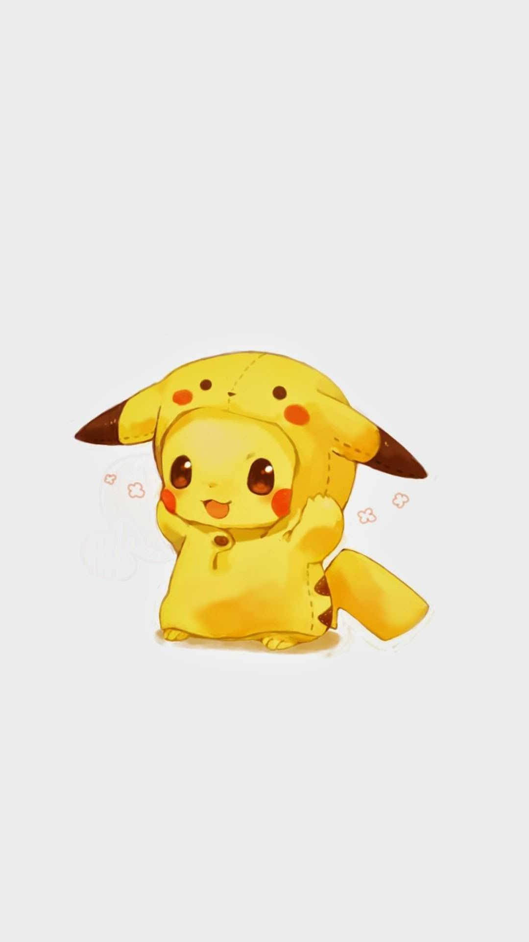 Little Pikachu Portrait Image Background