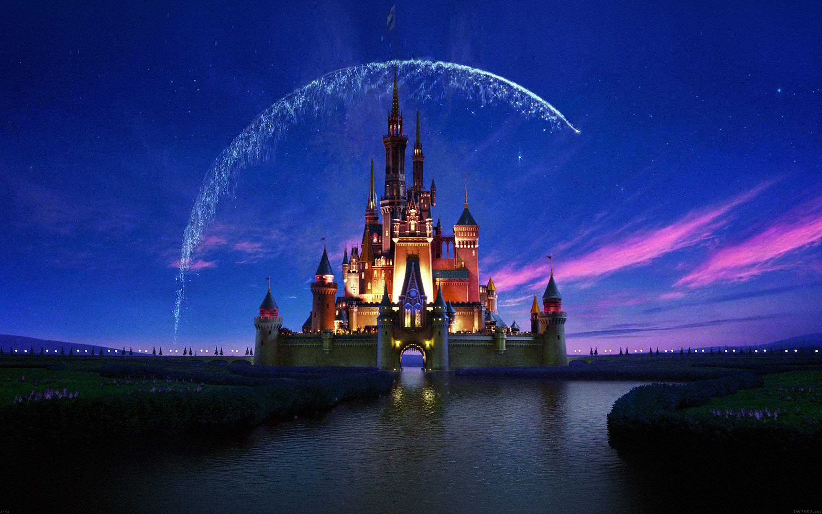 Magical Disney World Castle Background