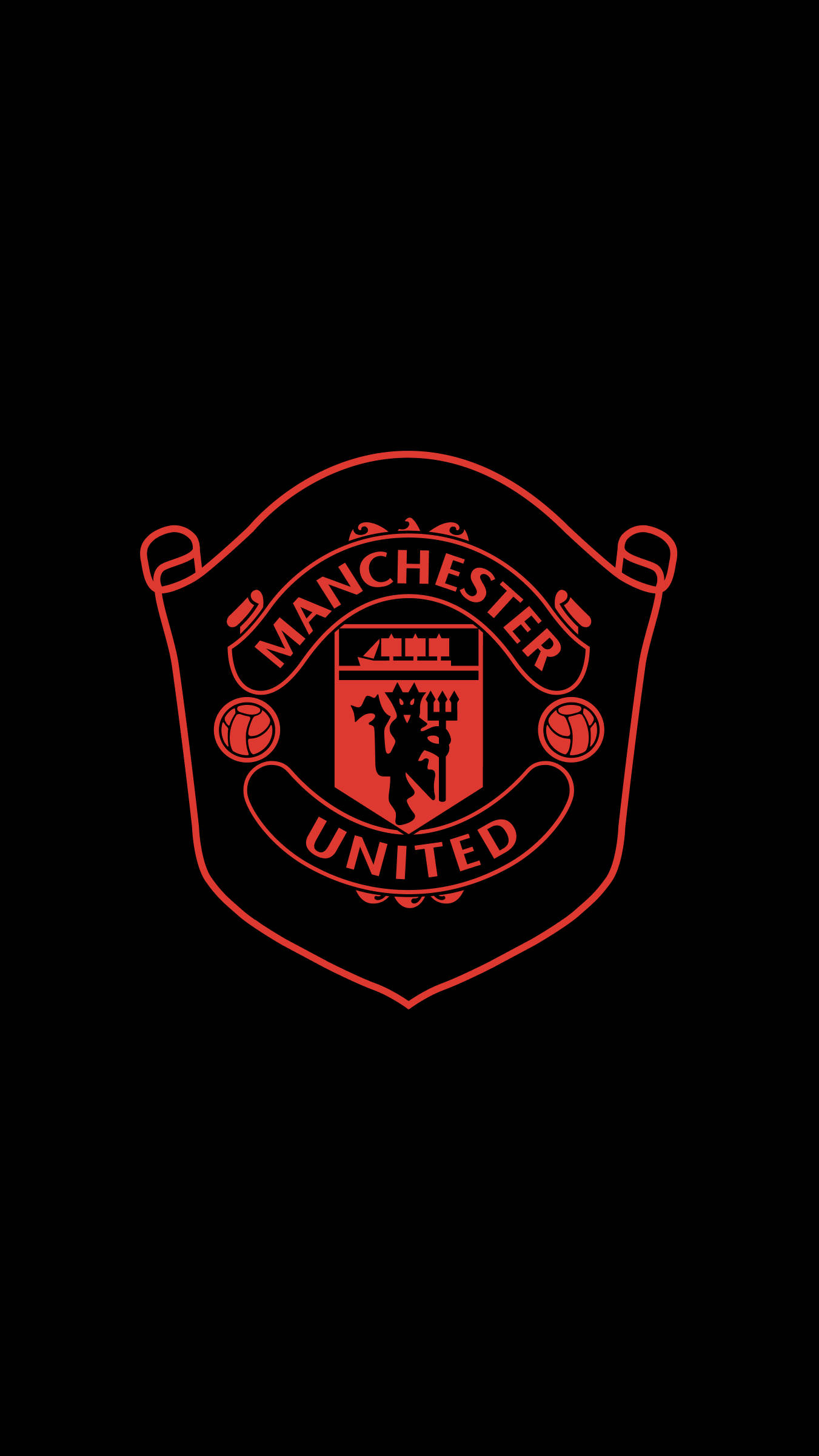Download Manchester United Logo Badge Wallpaper 