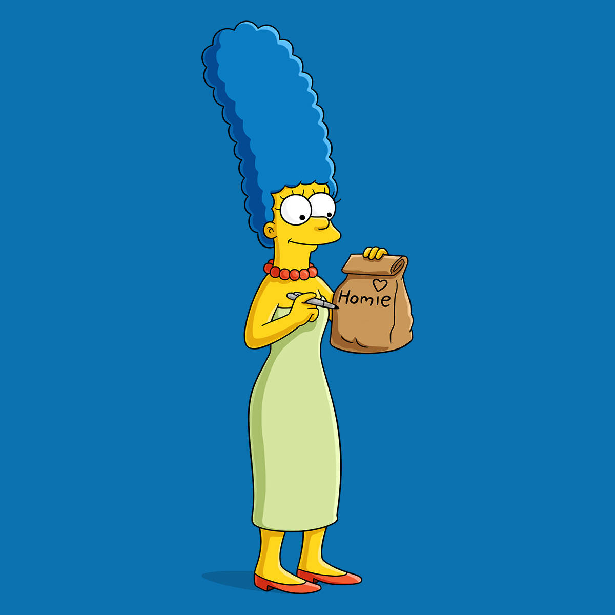 Marge Simpson Cartoon Character Background