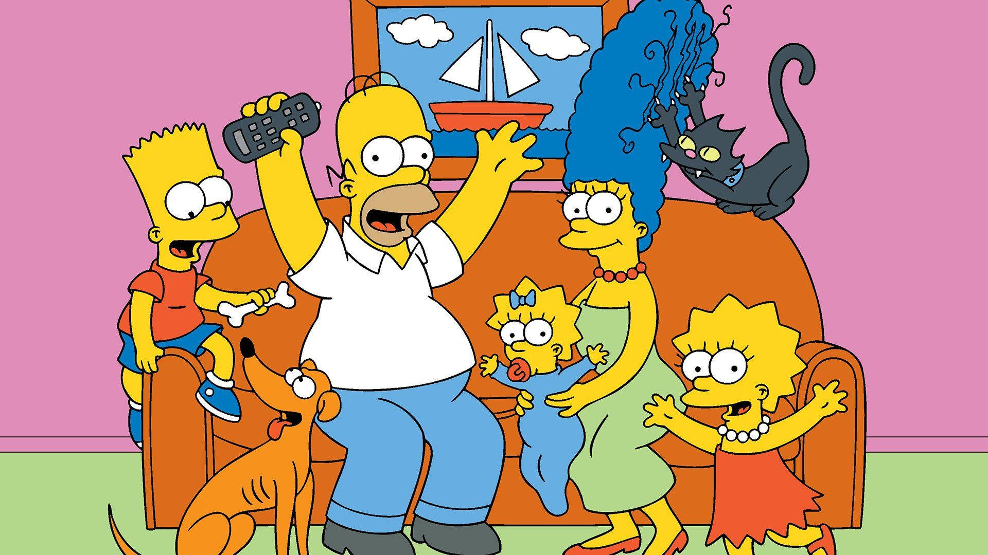 Marge Simpson Cartoon Family Background