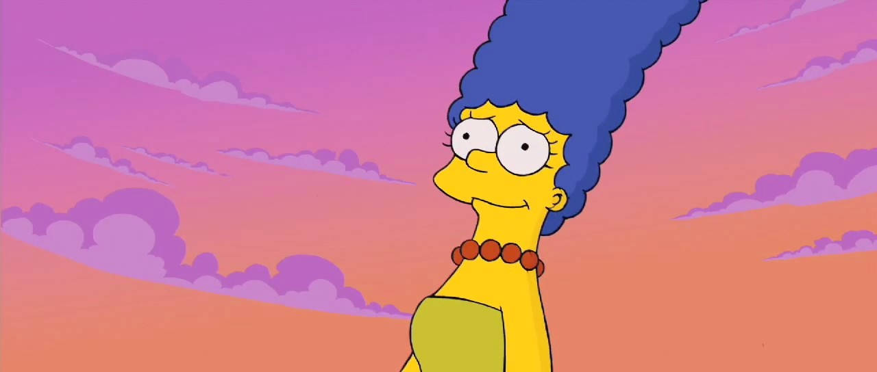 Marge Simpson Cartoon Tv Series Background