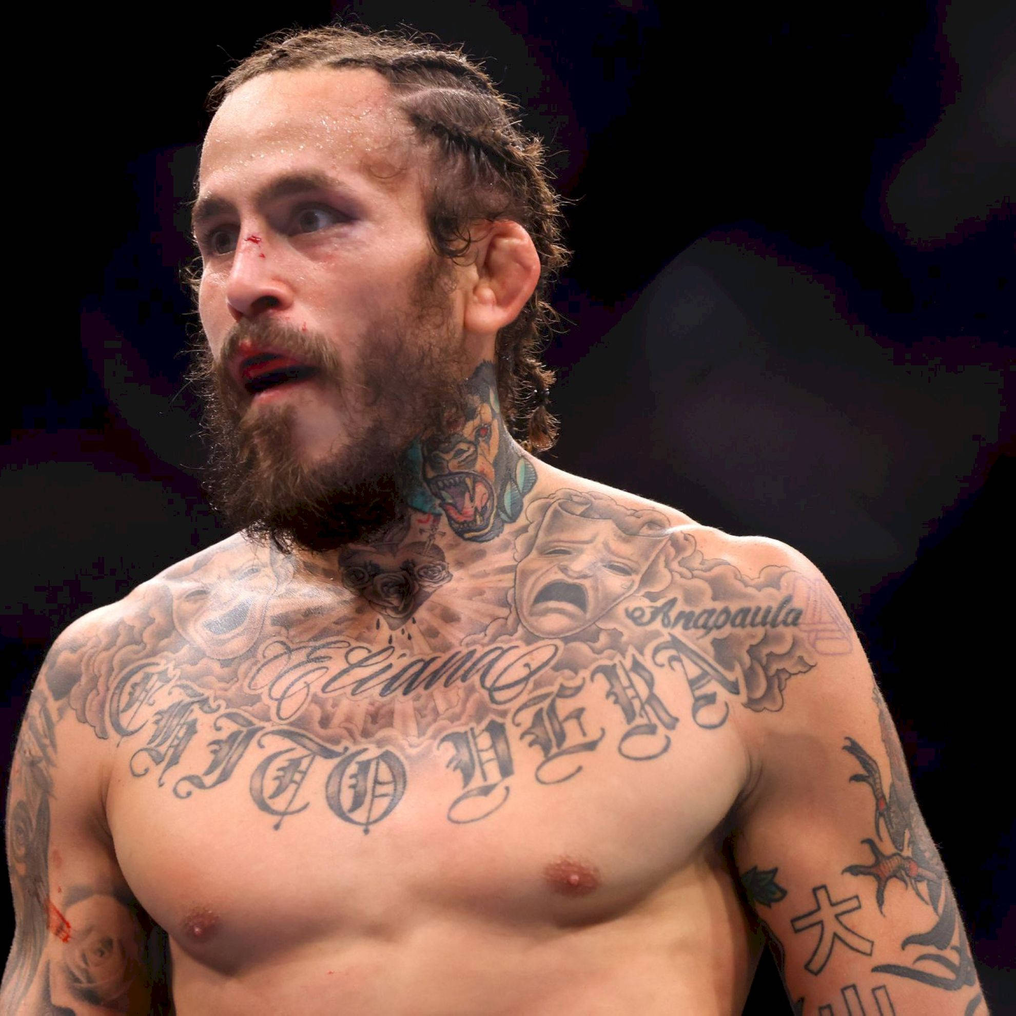 Download Marlon Vera Braid Tattoos Wallpaper