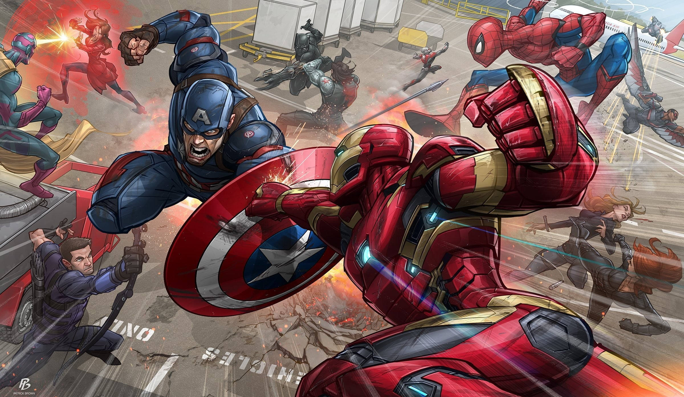 Download Marvel Avengers Civil War Wallpaper 