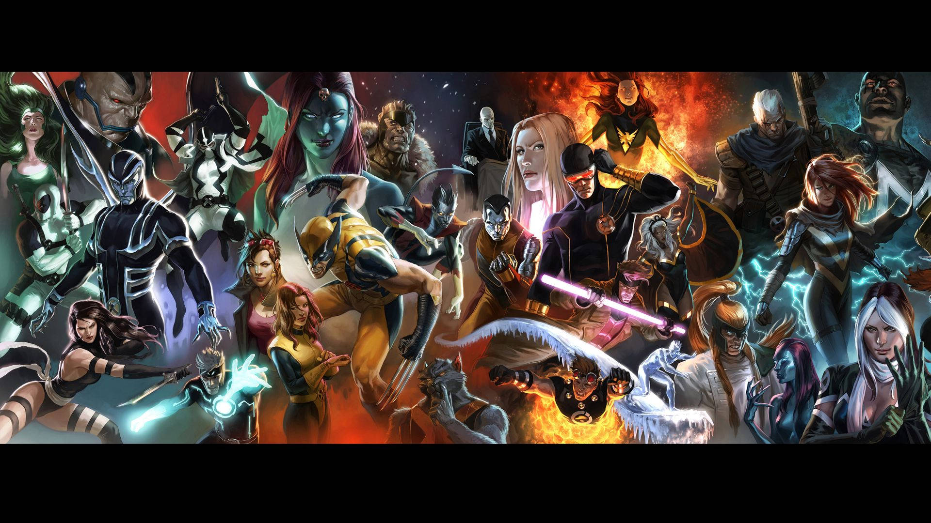 Marvel Comics All Characters Background