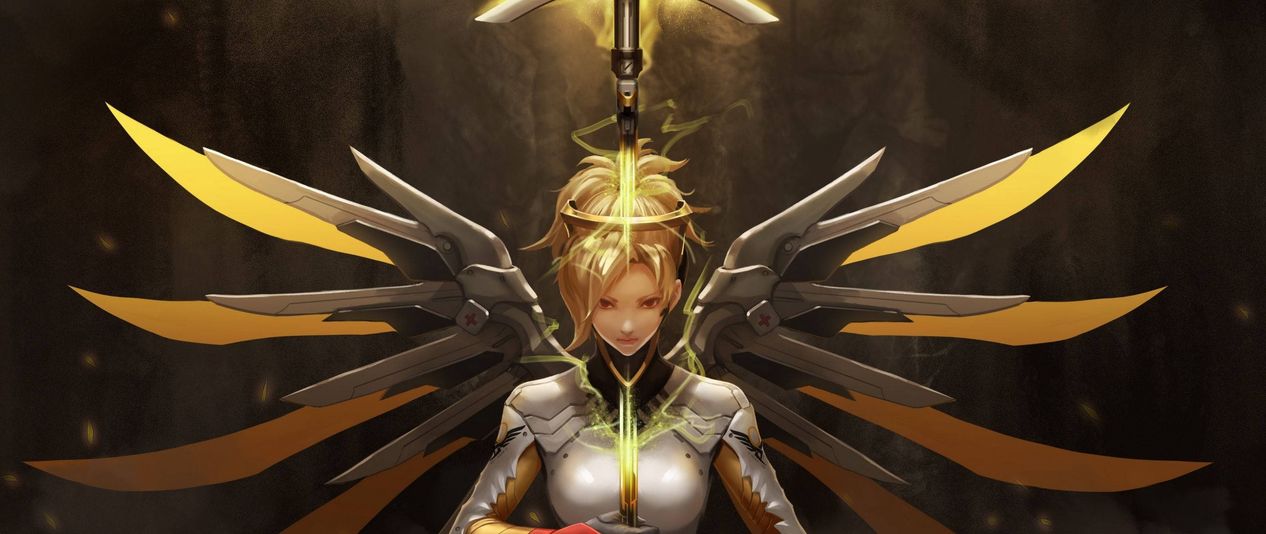 Mercy Activating Ultimate Power Background