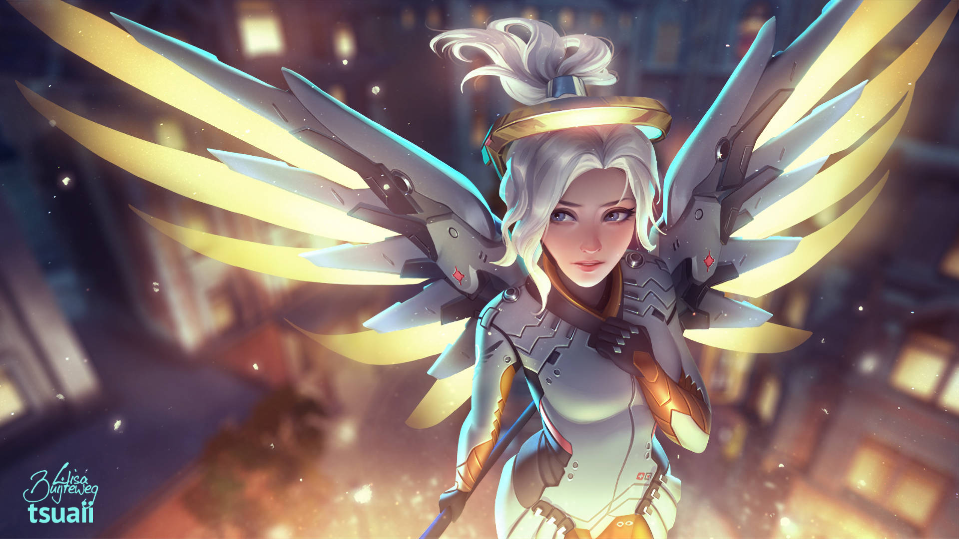 Mercy In Town Poster Background