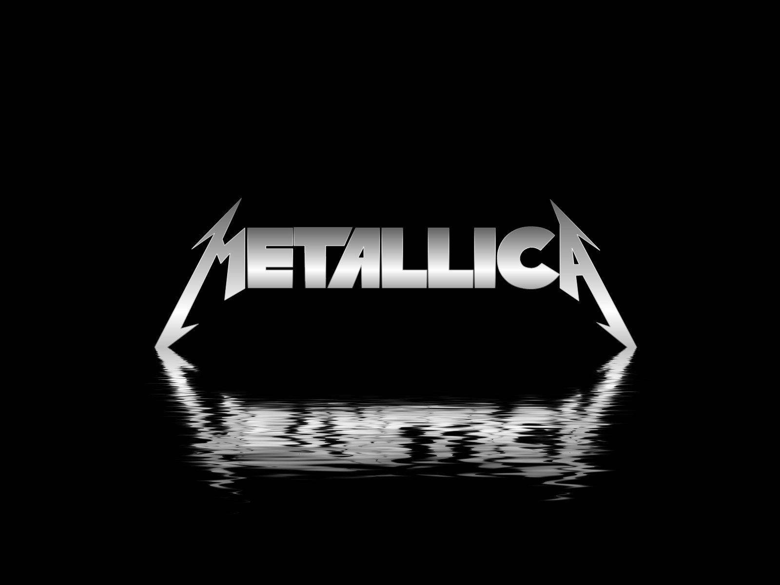 Metallica Logo Reflection Background