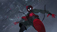 Miles Morales In The Rain Background