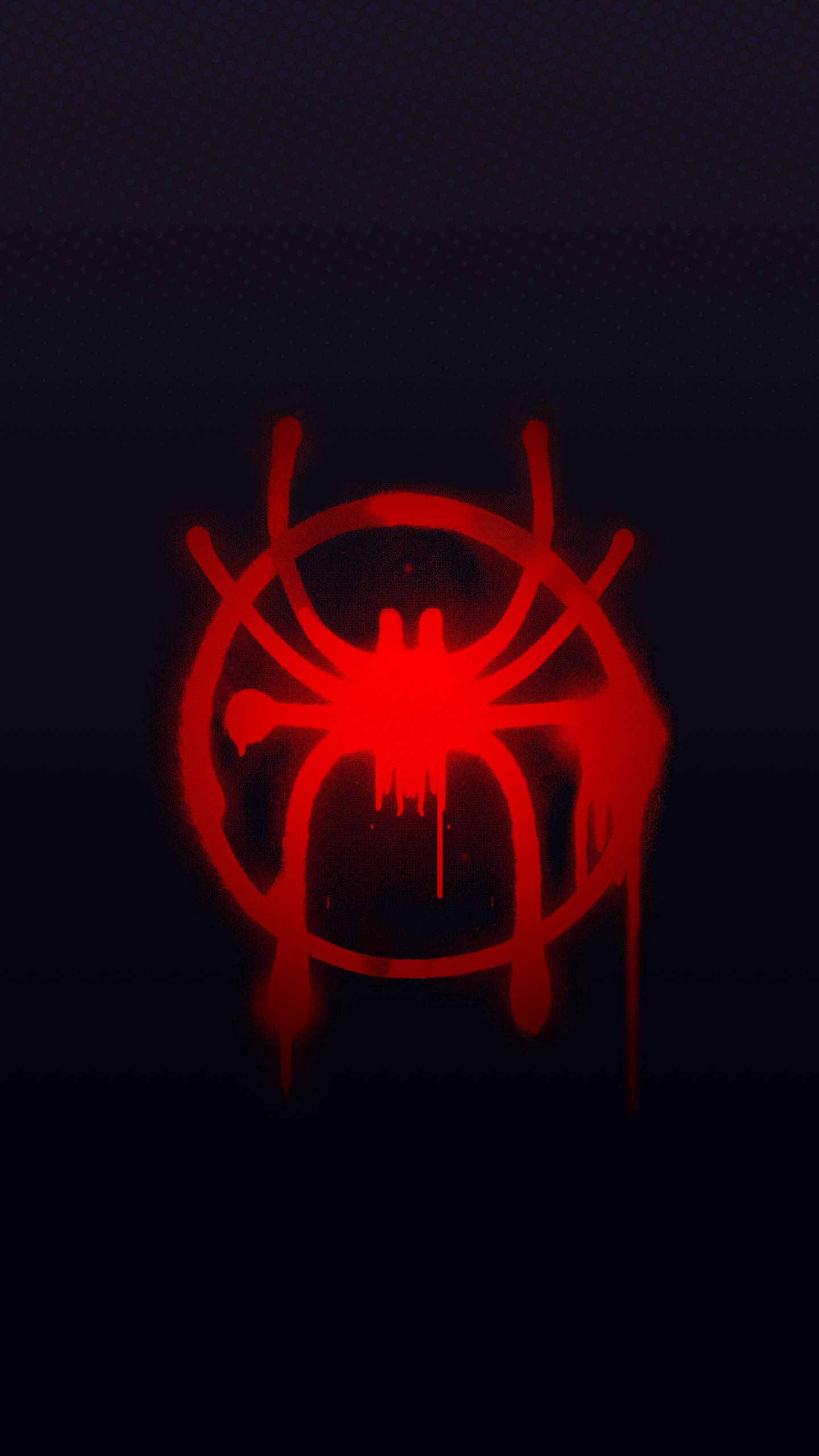 Miles Morales Spider Man Logo Background