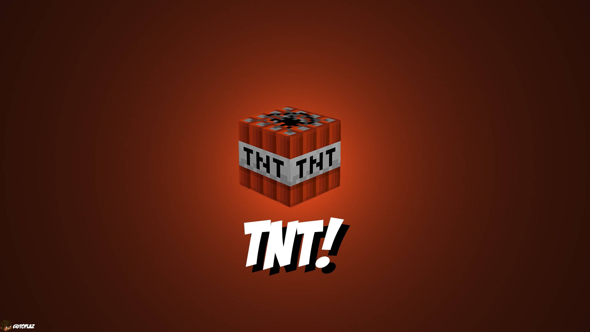Minecraft Tnt Logo Background