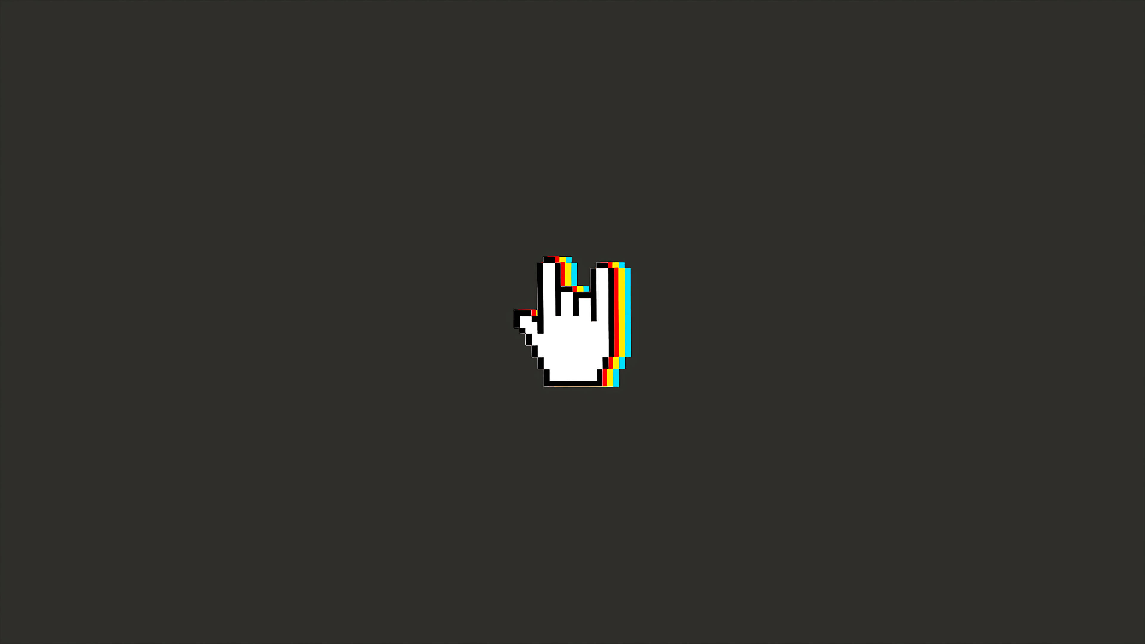 Download Minimal Pixel Love Hand Signal Wallpaper | Wallpapers.com