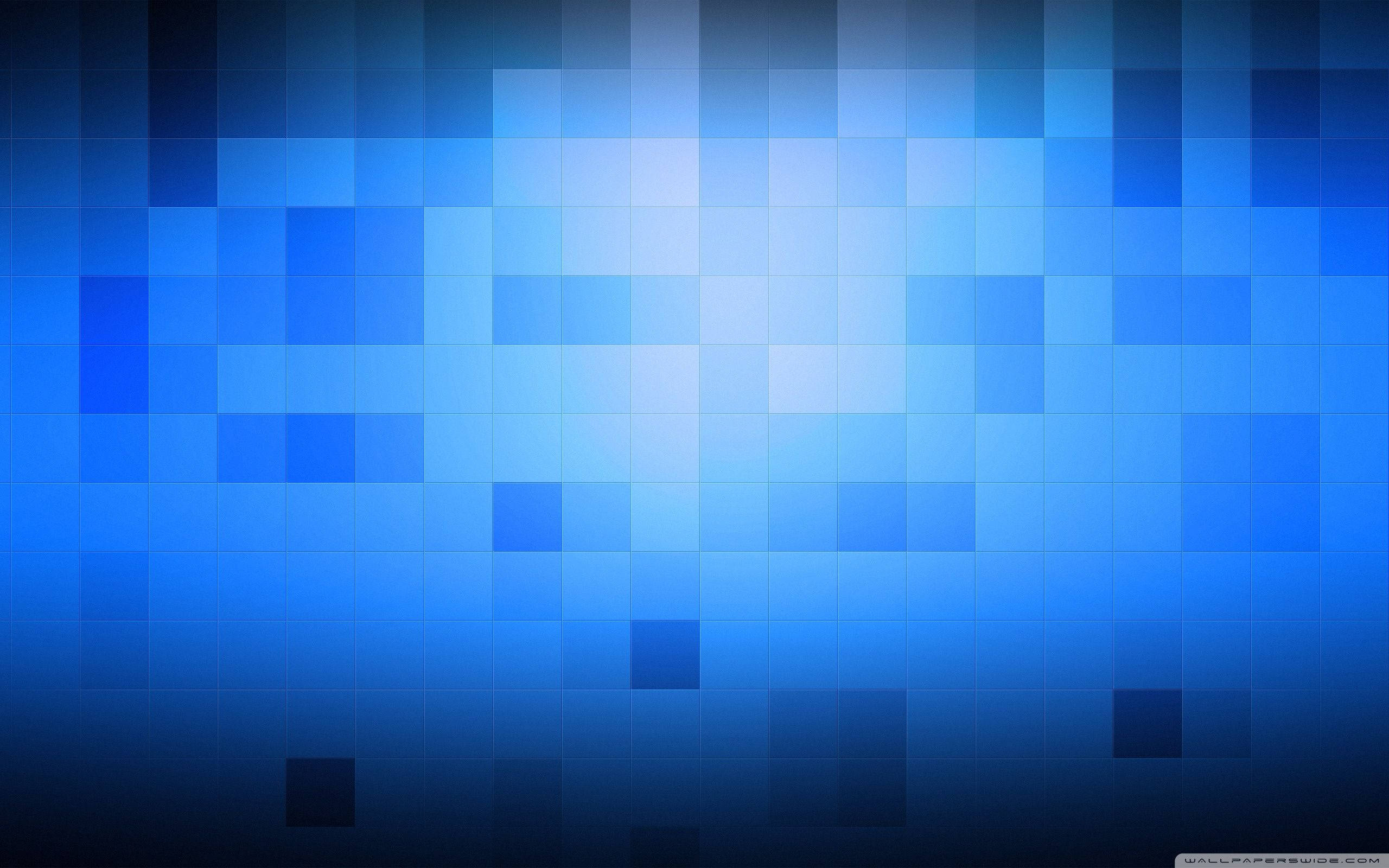 Minimalist Blue Pixel Art Background