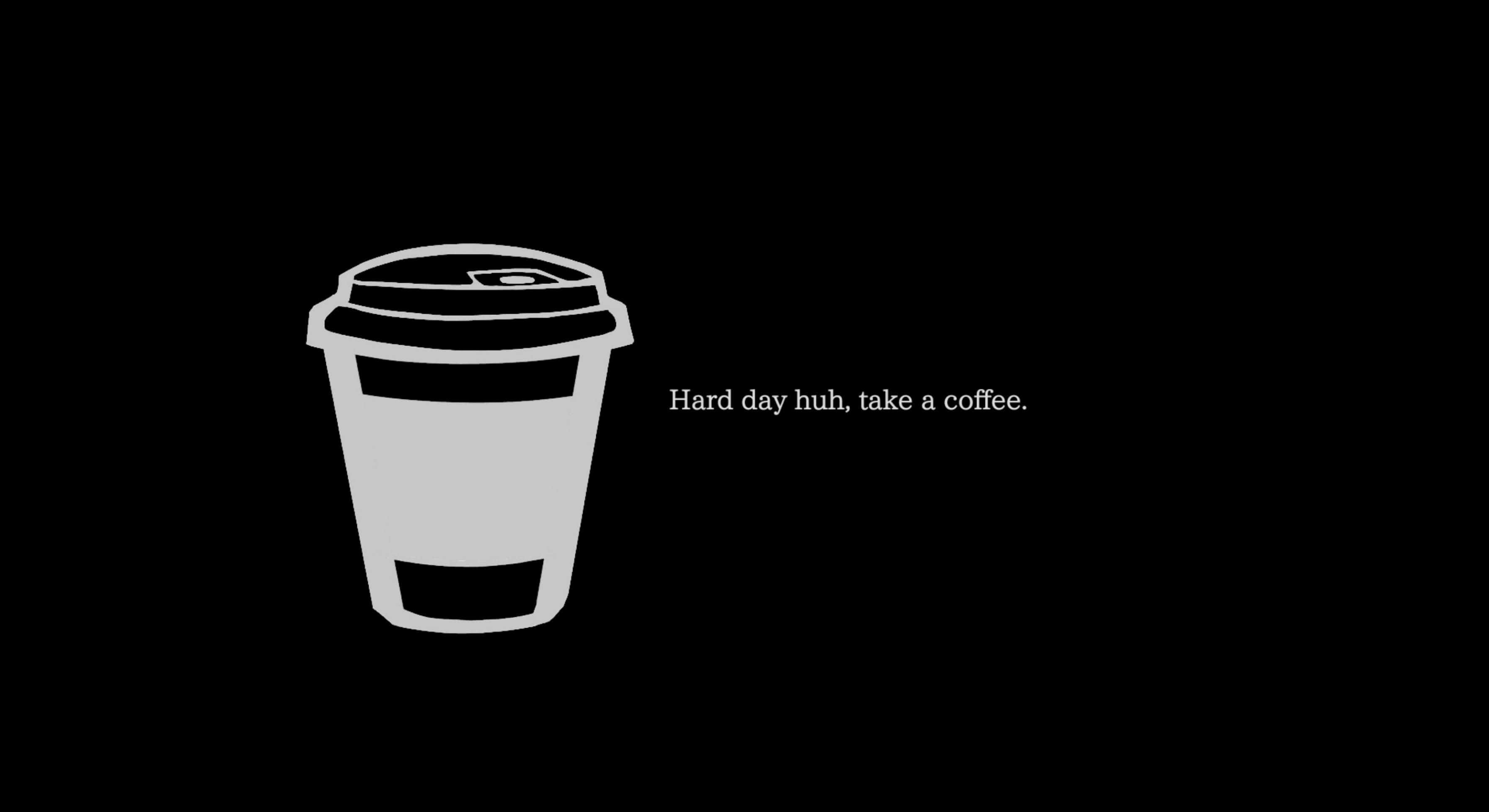 Download Minimalist Coffee on Table Wallpaper | Wallpapers.com