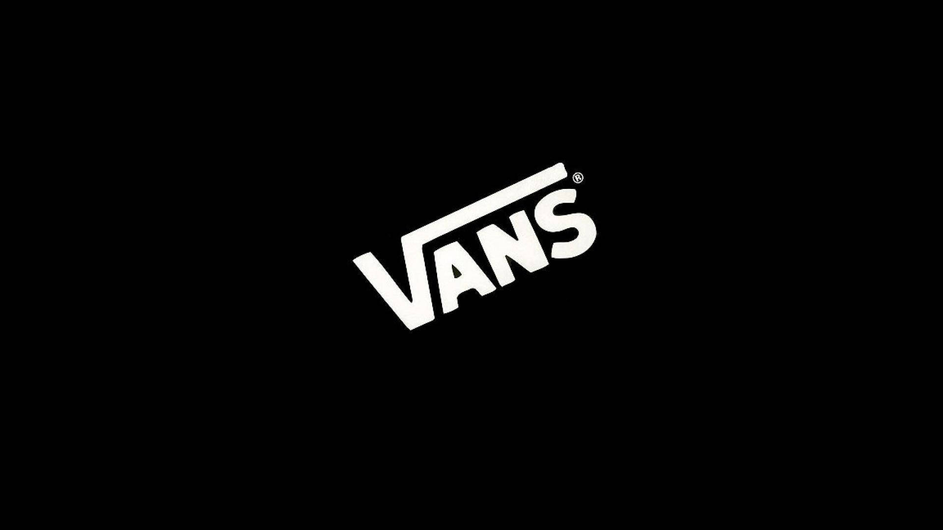 Minimalist Slant Vans Logo Background