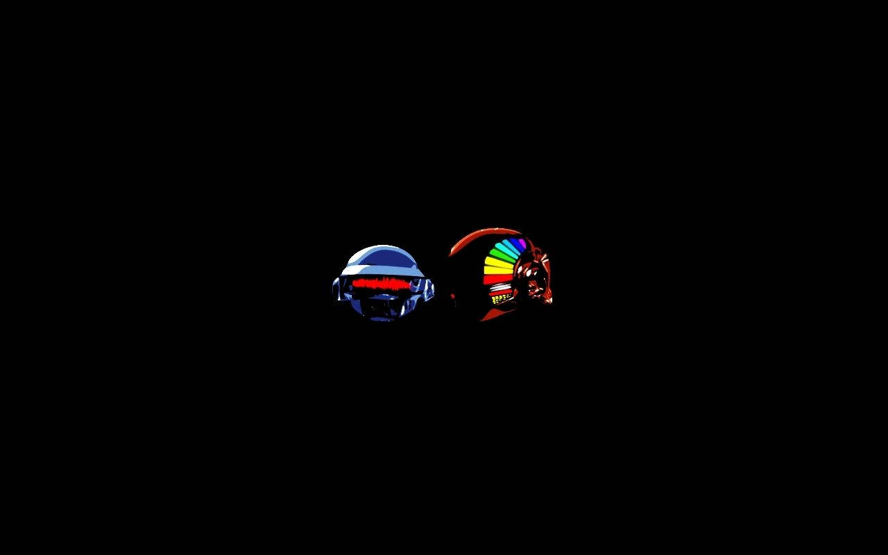 Minimalistic Daft Punk Rgb Background