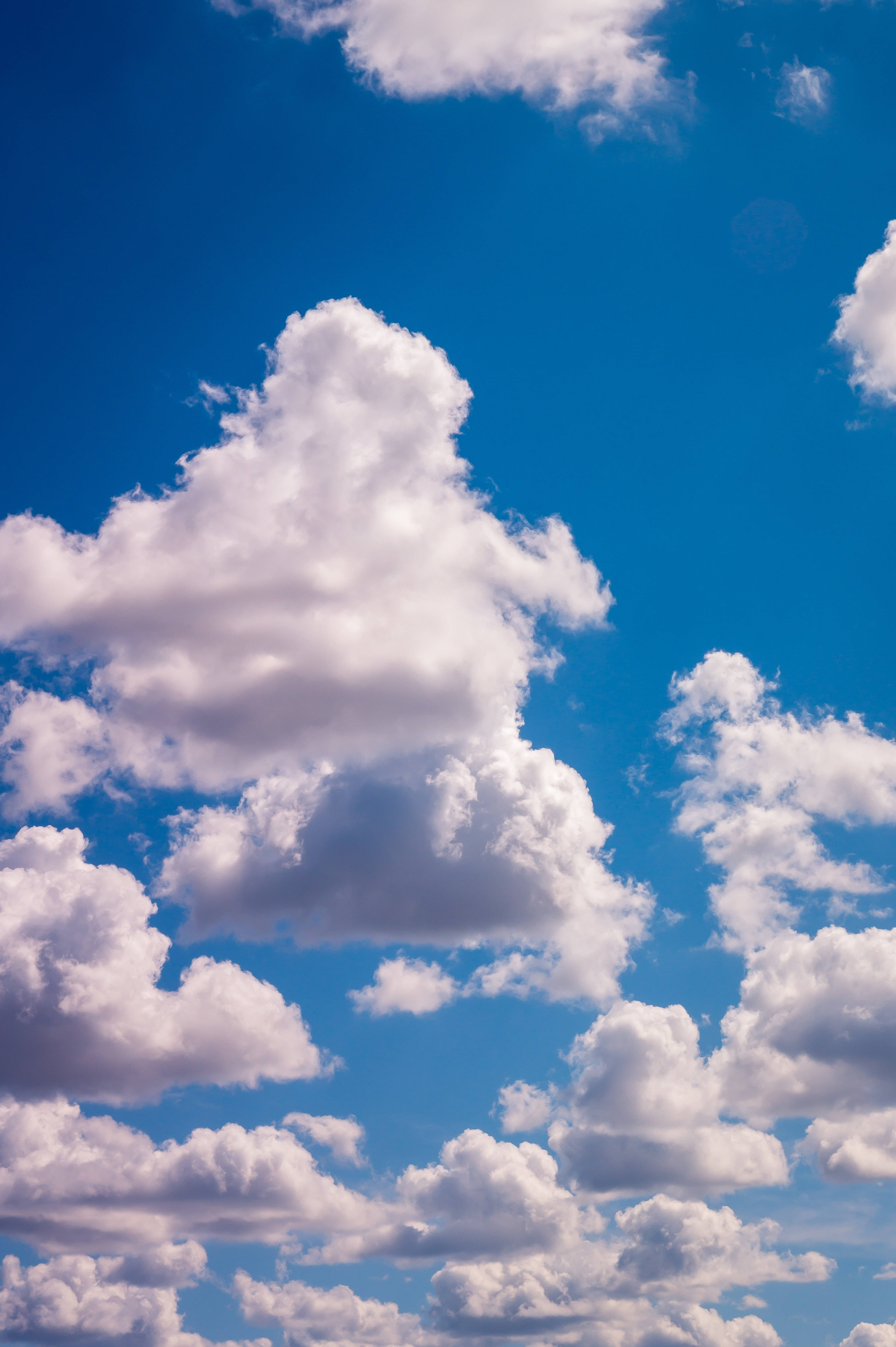 Mobile Blue Cloudy Sky Background