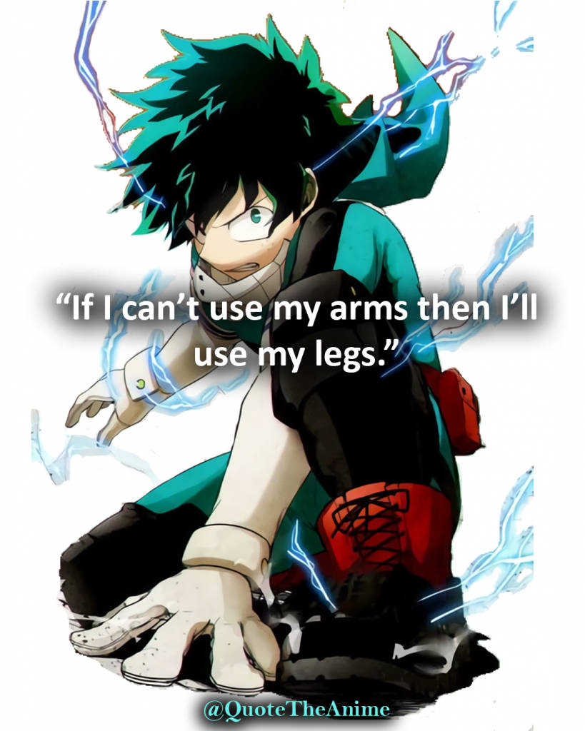 My Hero Academia Deku's Quote Background