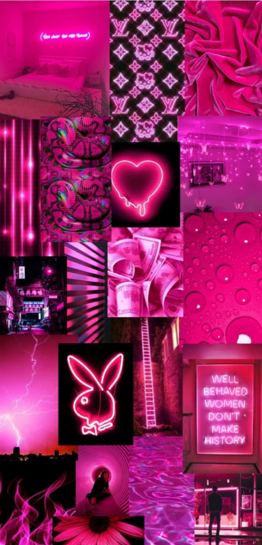 Download Neon Pink Aesthetic Pictures | Wallpapers.com