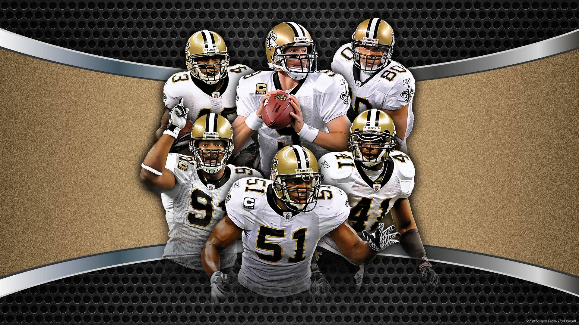 New Orleans Saints Nfl Players Background