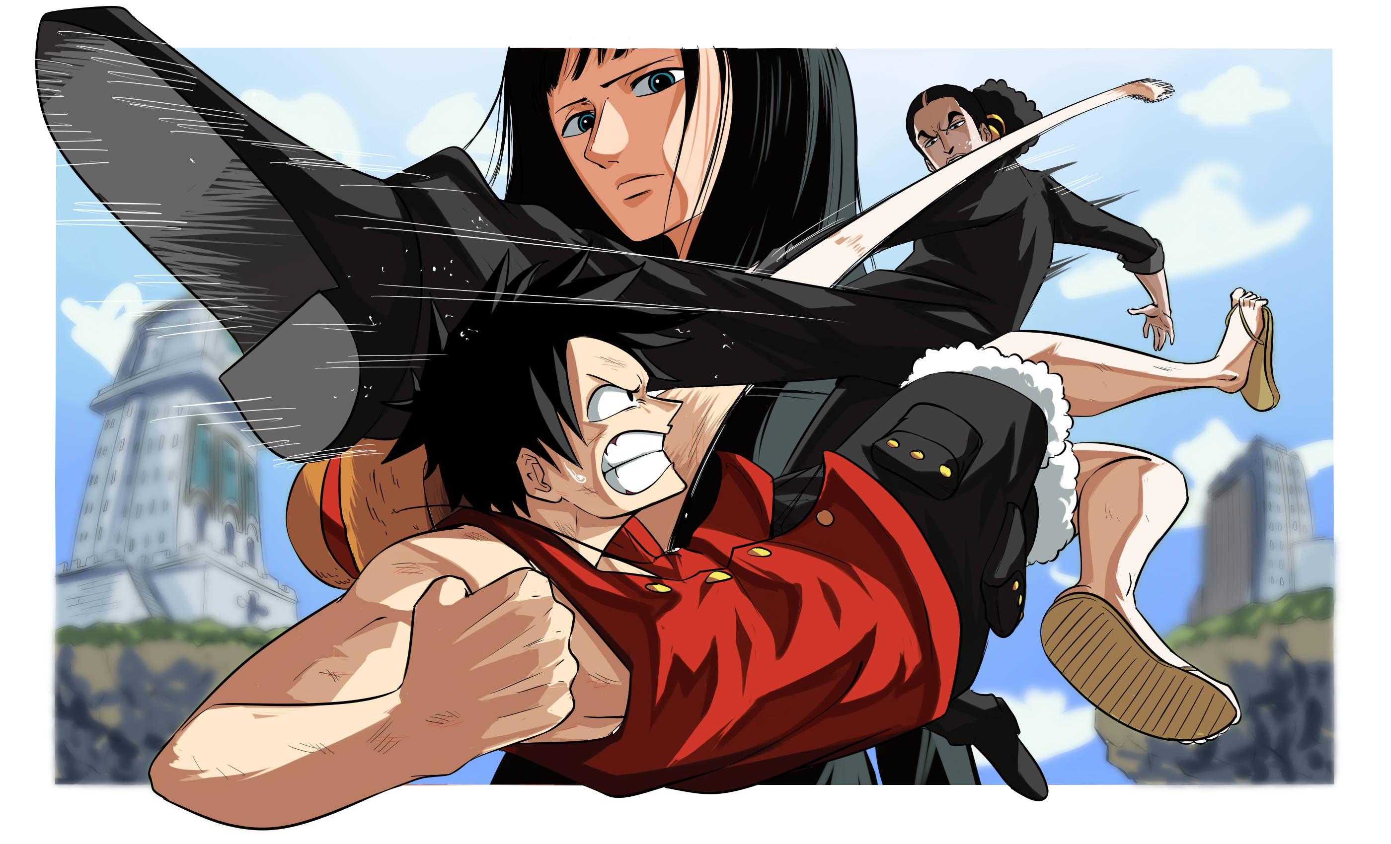 Download Nico Robin One Piece Looking On Wallpaper 