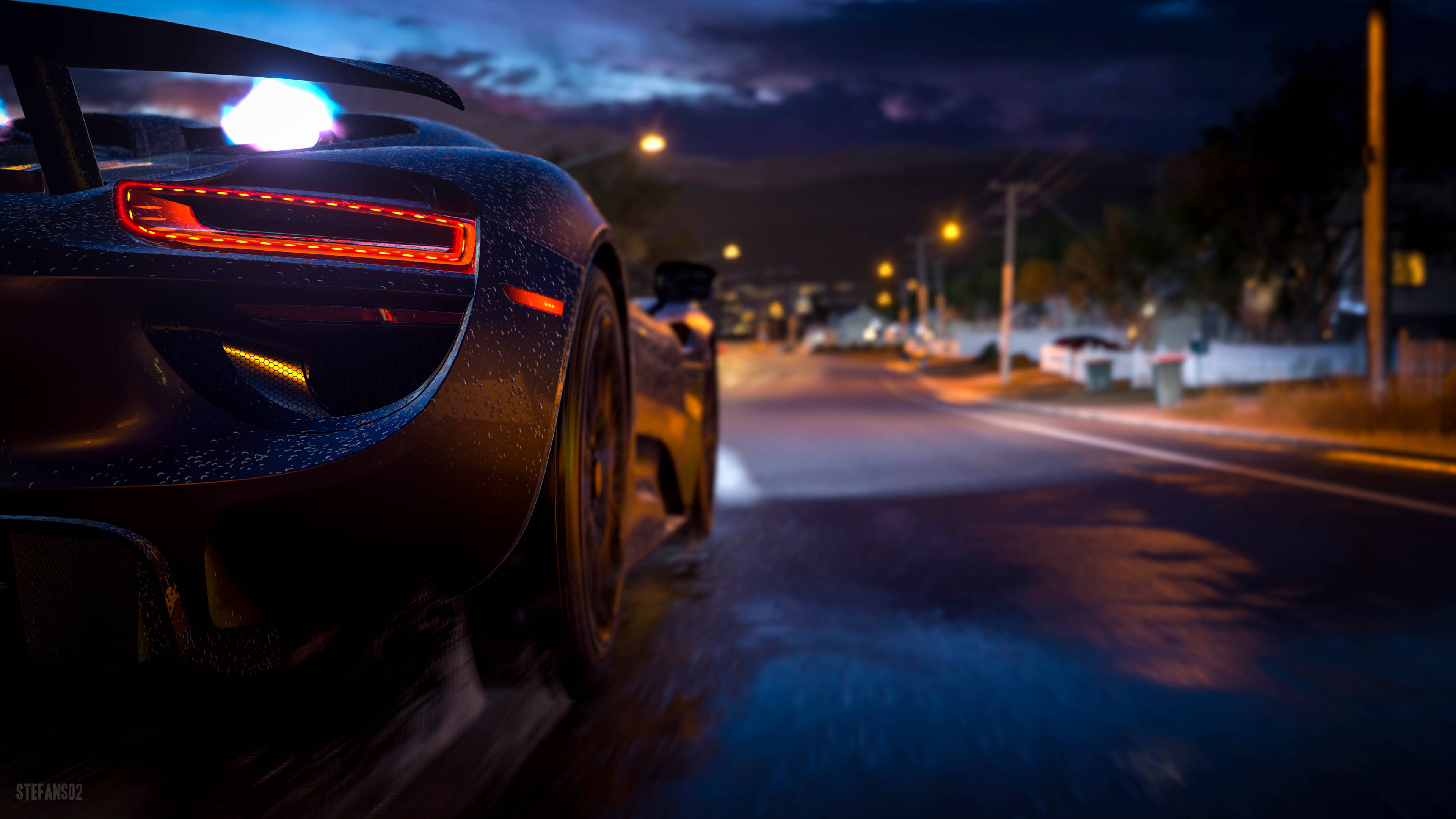 Download Night Drive Forza Horizon 3 Wallpaper