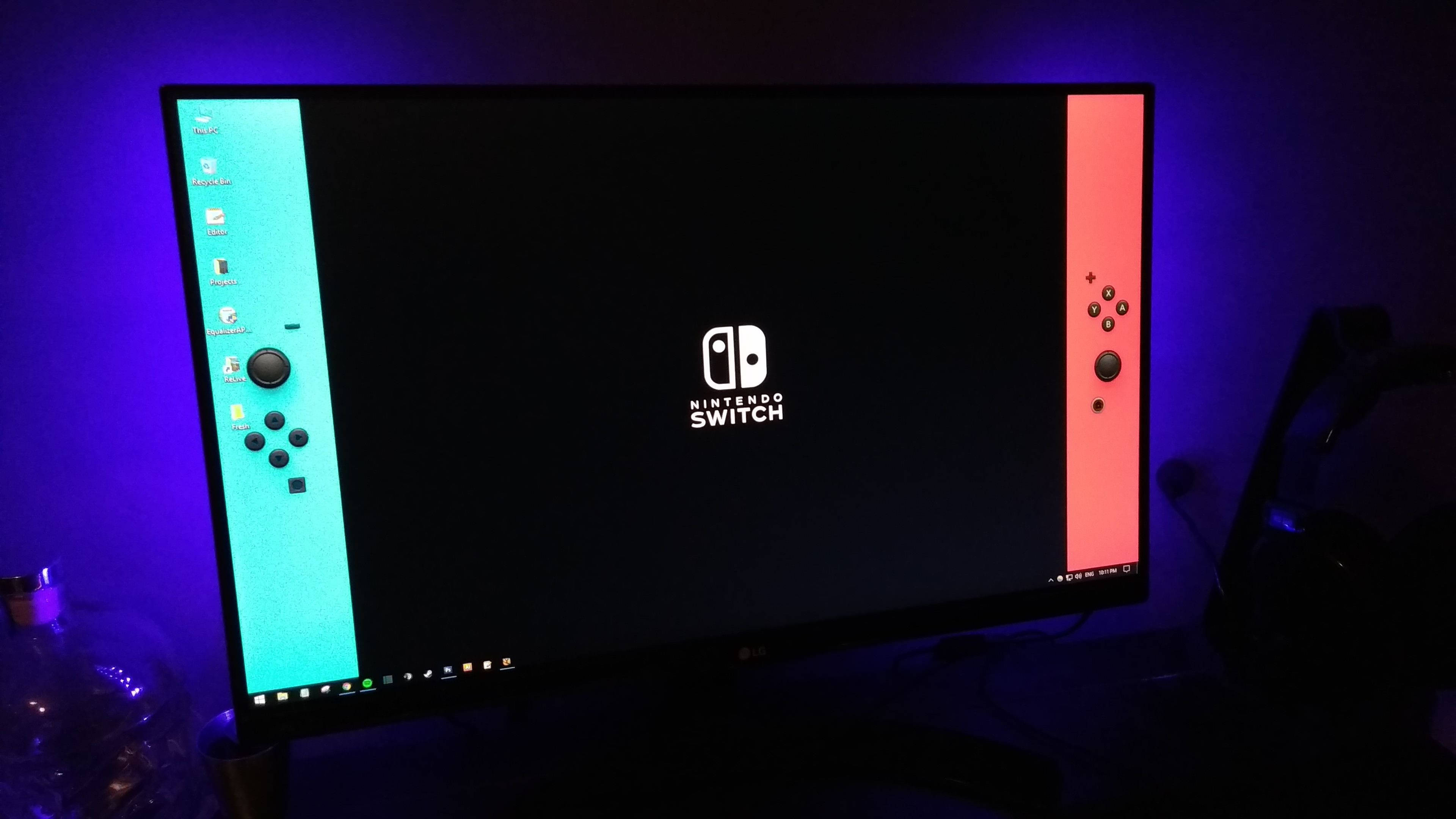 Nintendo Switch Computer Monitor Background