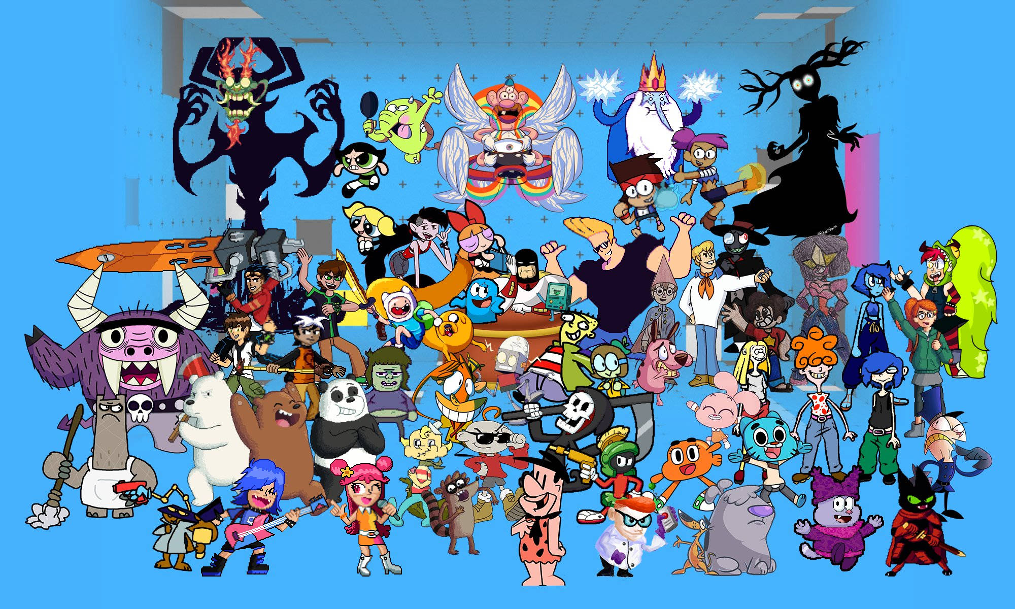 Download One Family Cartoon Network Characters Wallpaper 