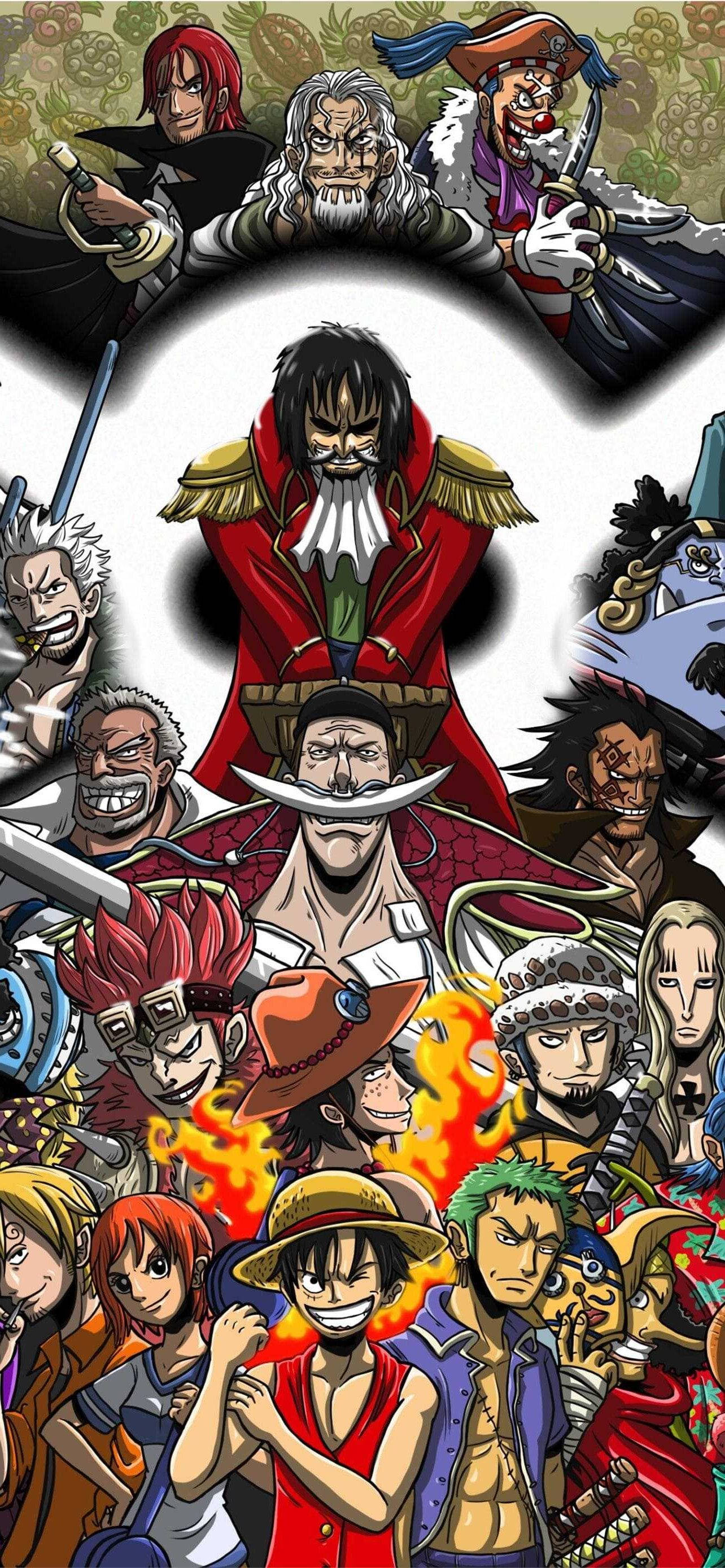 Download One Piece Key Art Iphone Wallpaper Wallpapers Com