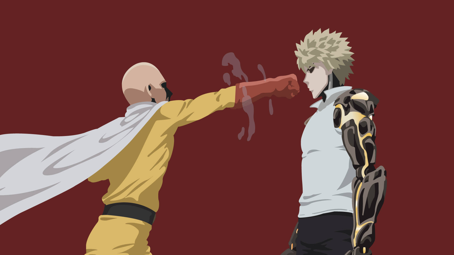 One Punch Man 1920 X 1080 Background