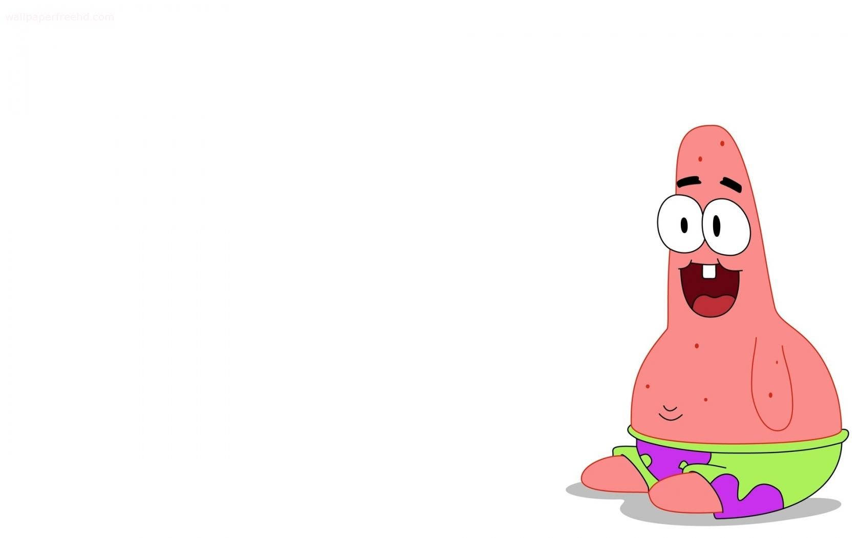 One Tooth Patrick Star Background