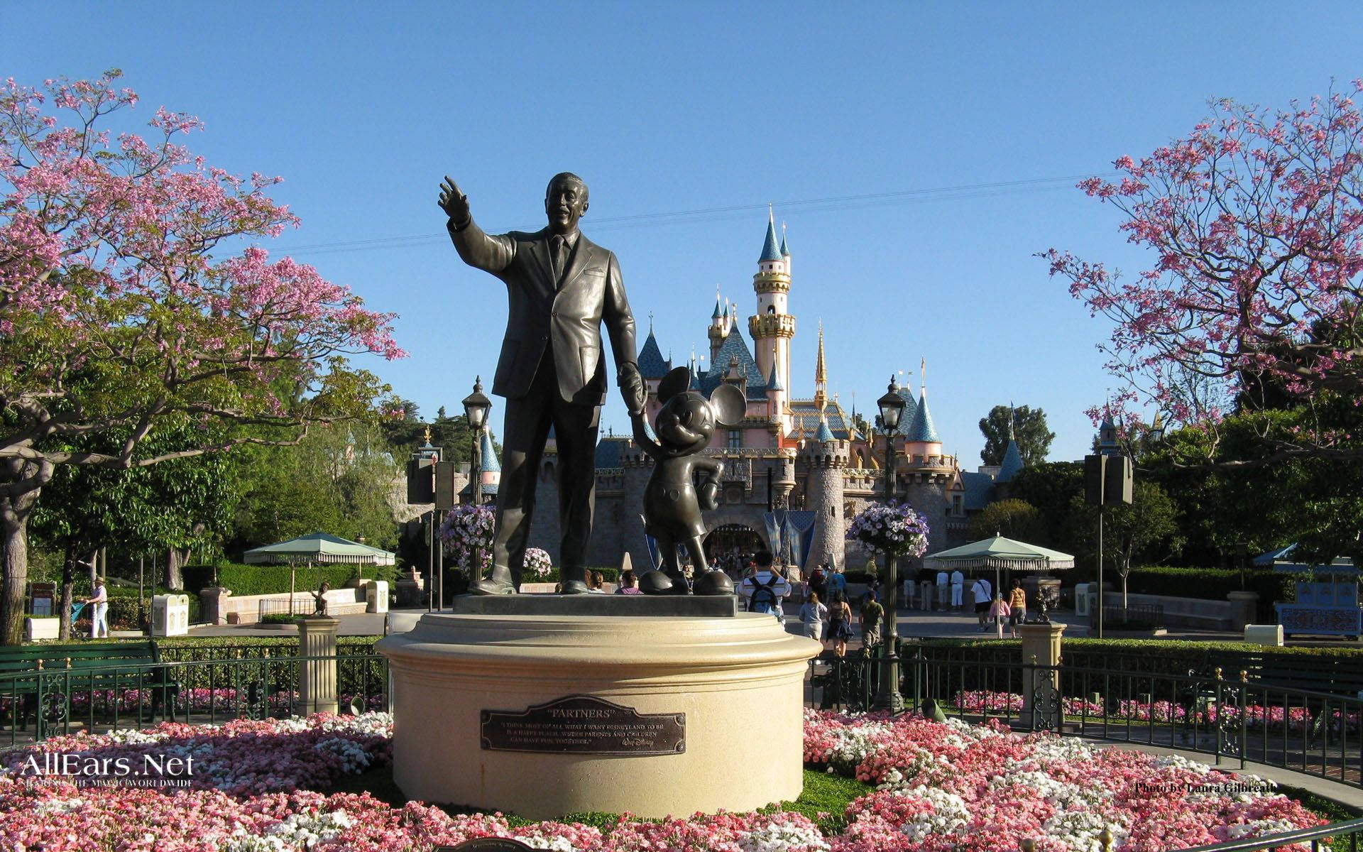Partners Statue In Disney World Background
