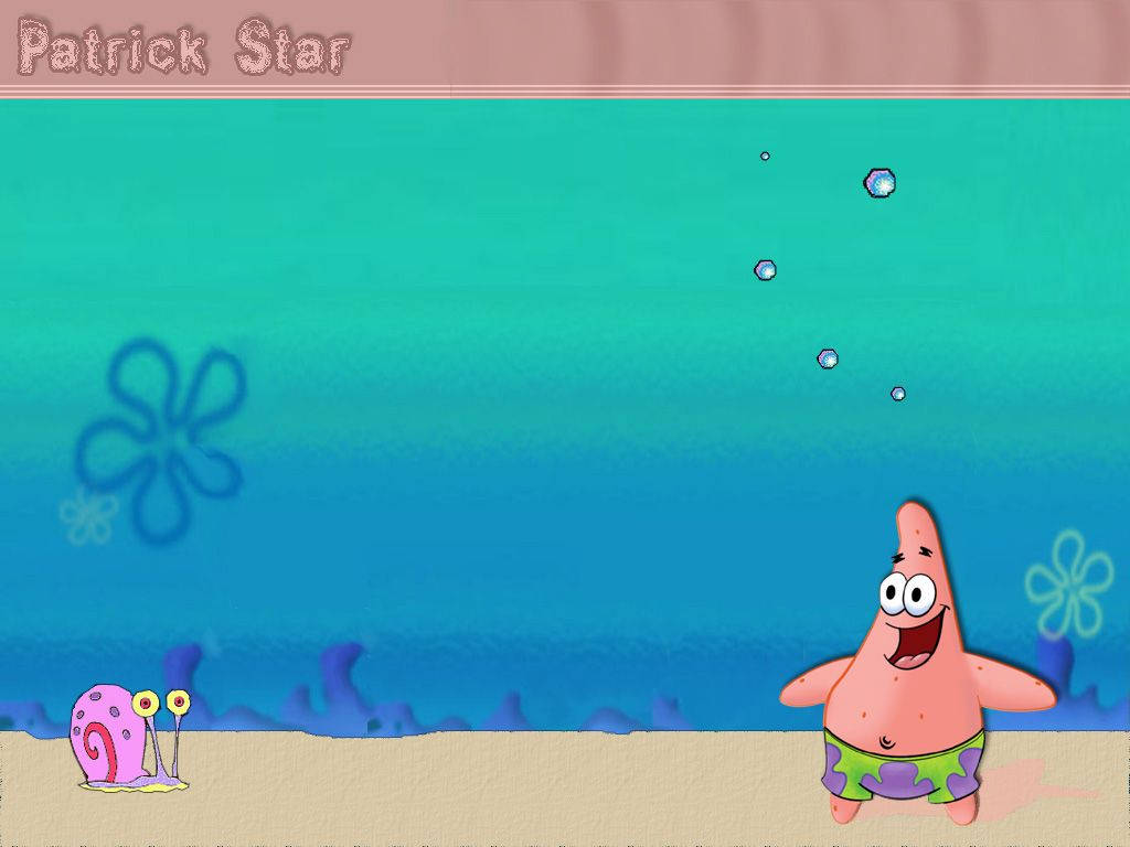 Patrick Star And Gary Background