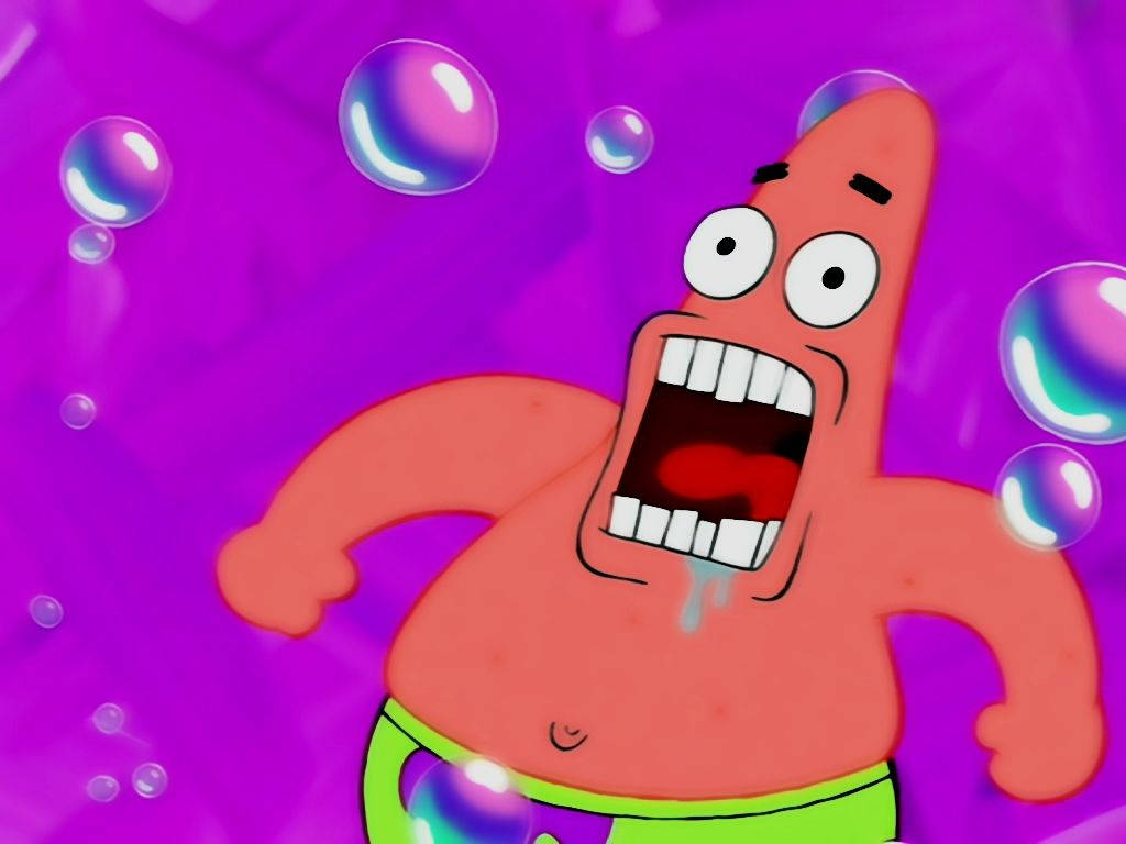 Patrick Star Annoying Face Background
