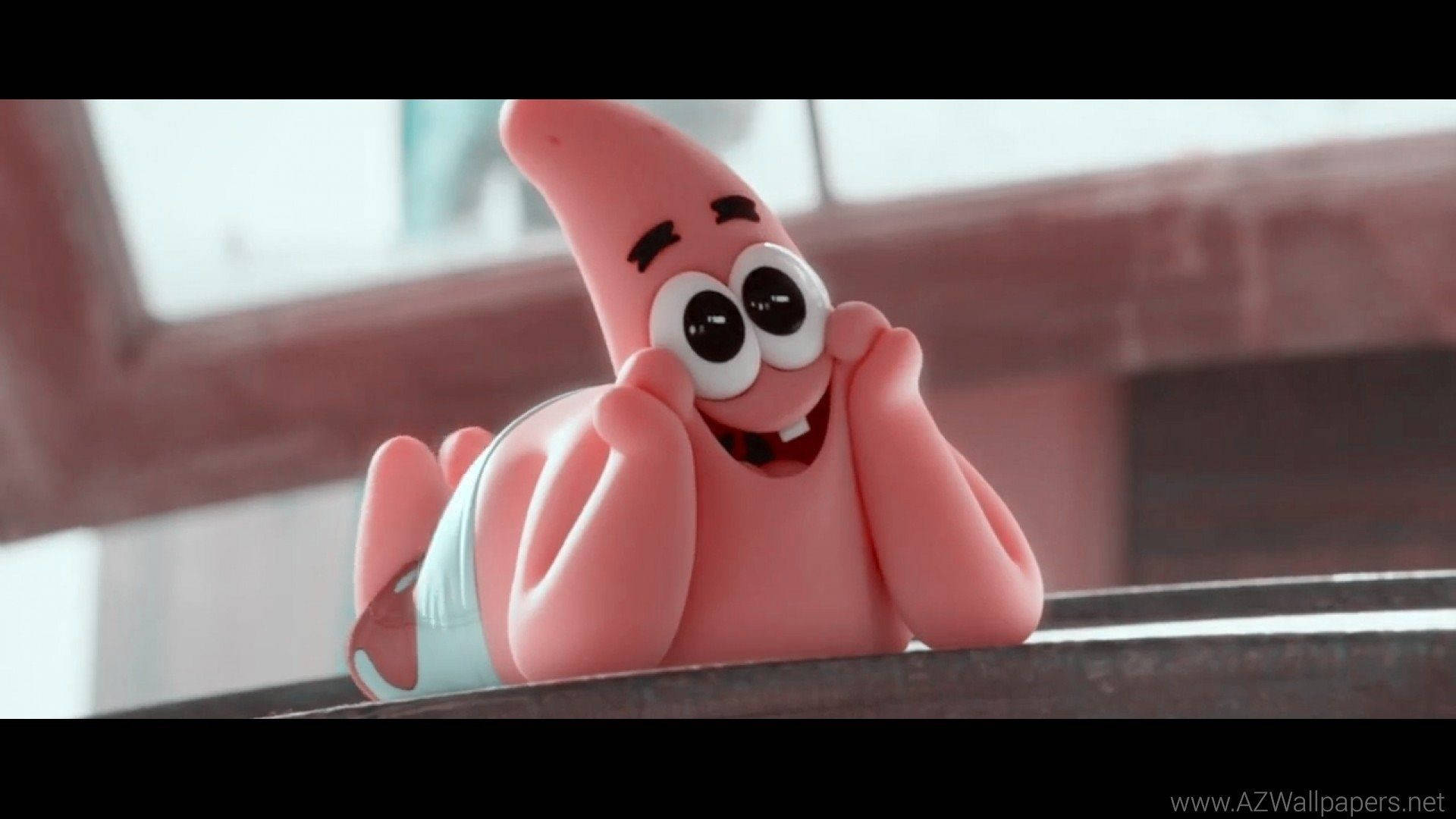 Patrick Star Rubber Toy Background