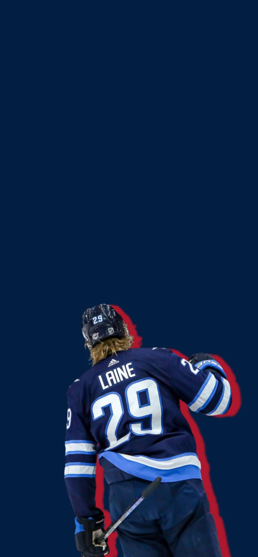 Download Patrik Laine Backside Graphic Artwork Wallpaper | Wallpapers.com