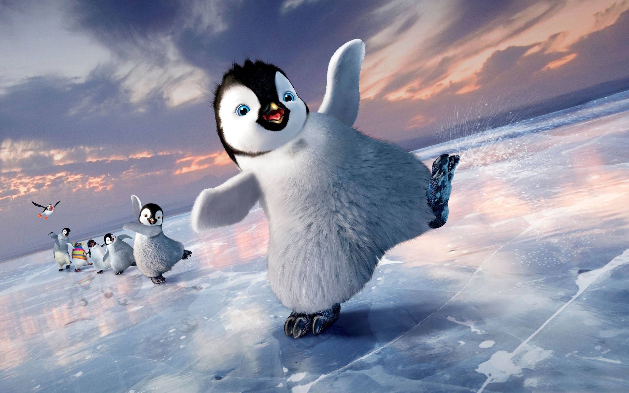 Penguin Happy Feet Background