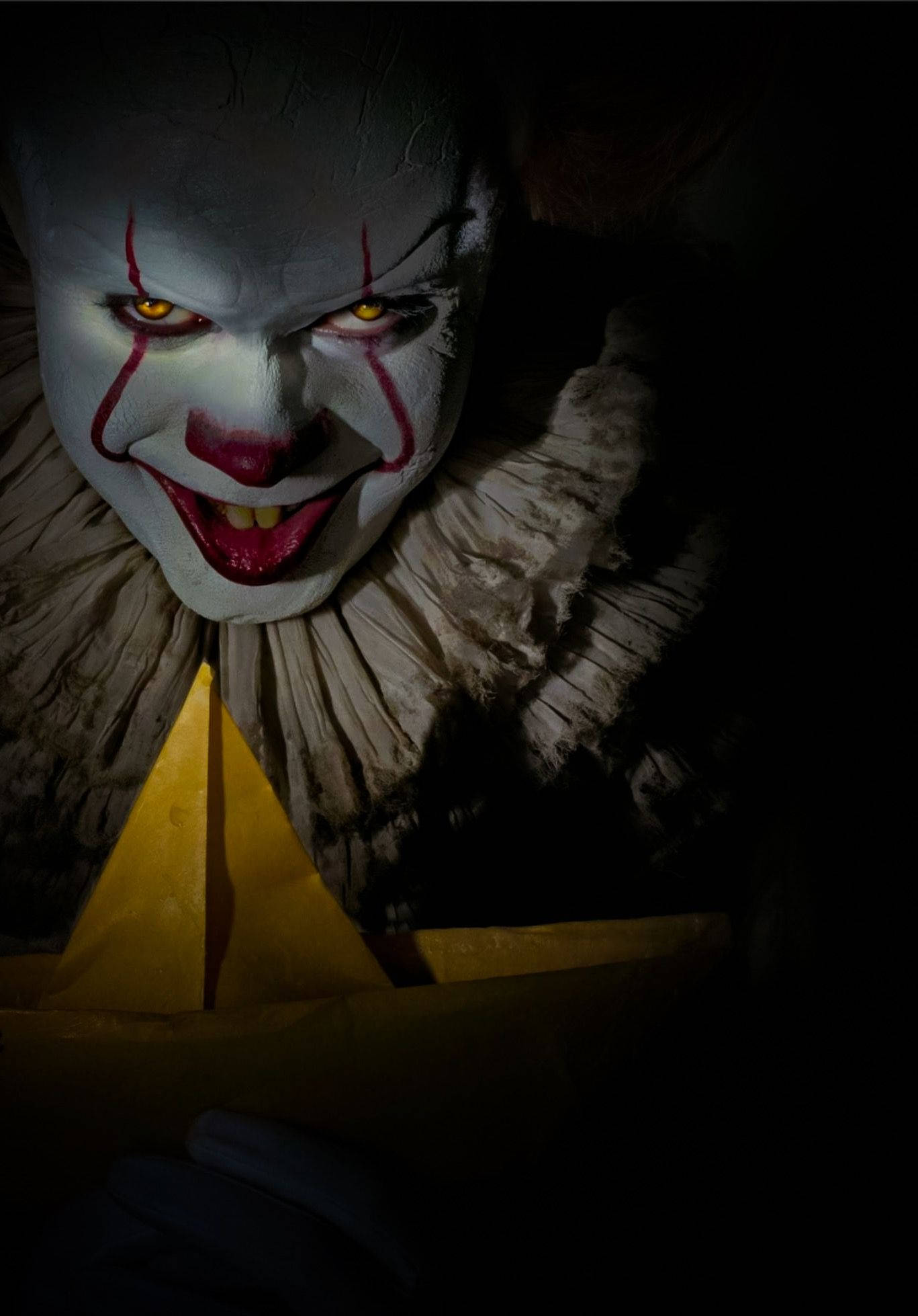 Download Pennywise Yellow Paper Boat Wallpaper | Wallpapers.com
