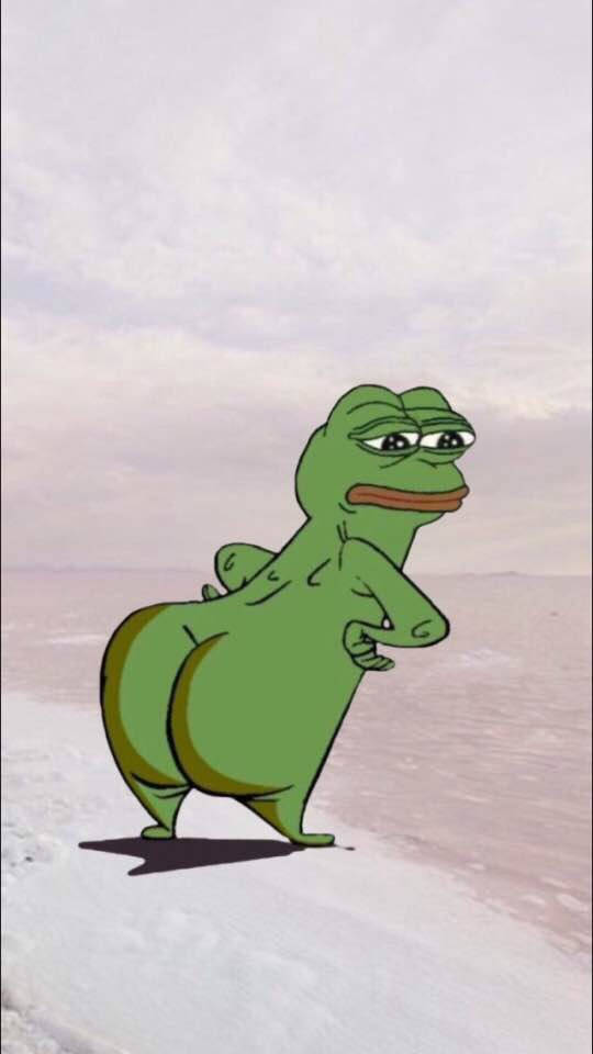 Download Pepe The Frog Butt Wallpaper | Wallpapers.com