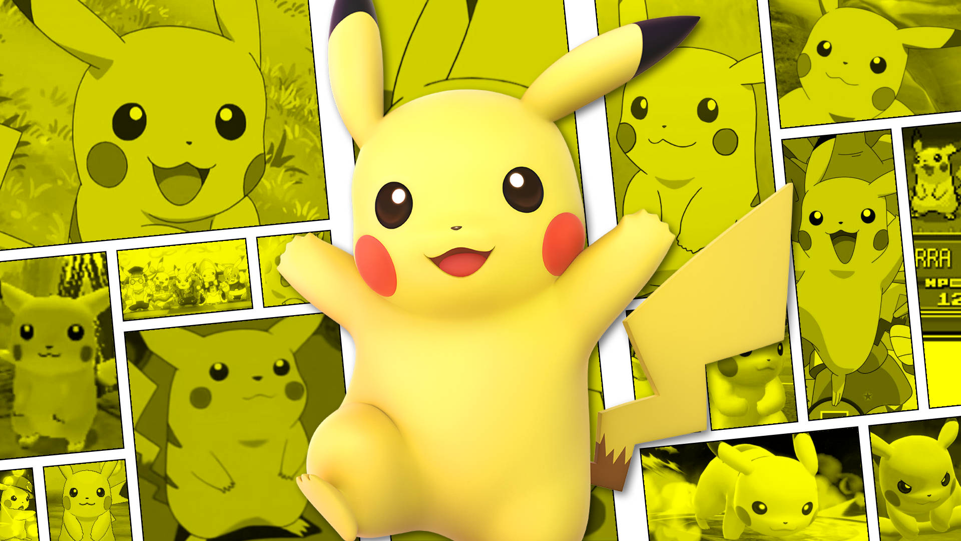 Pikachu 3d Animation Background