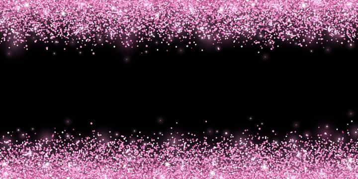 6. "Glamorous Pink and Black Glitter Nail Art" - wide 3