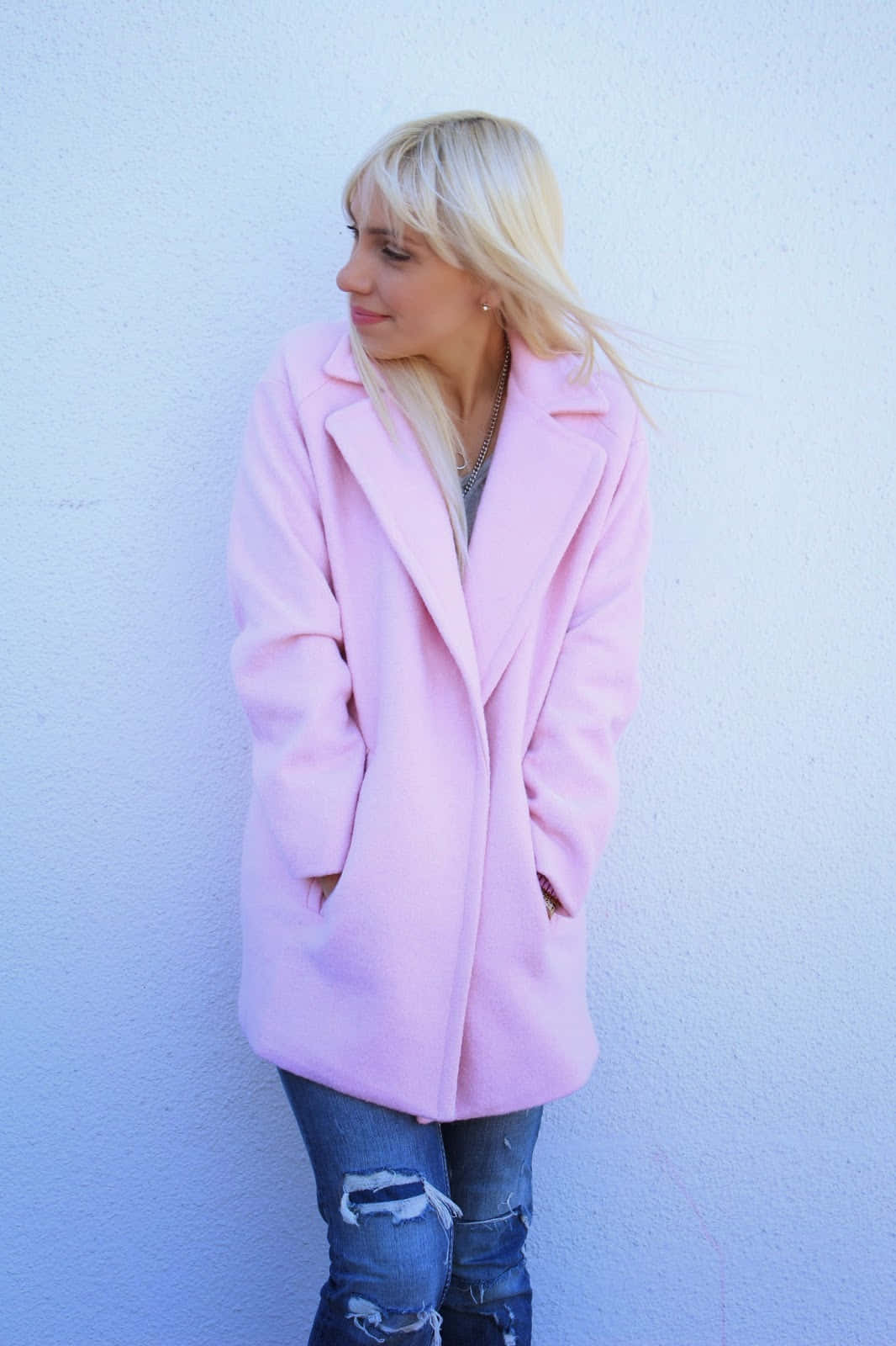 Download Pink Coat 1066 X 1600 Wallpaper Wallpaper