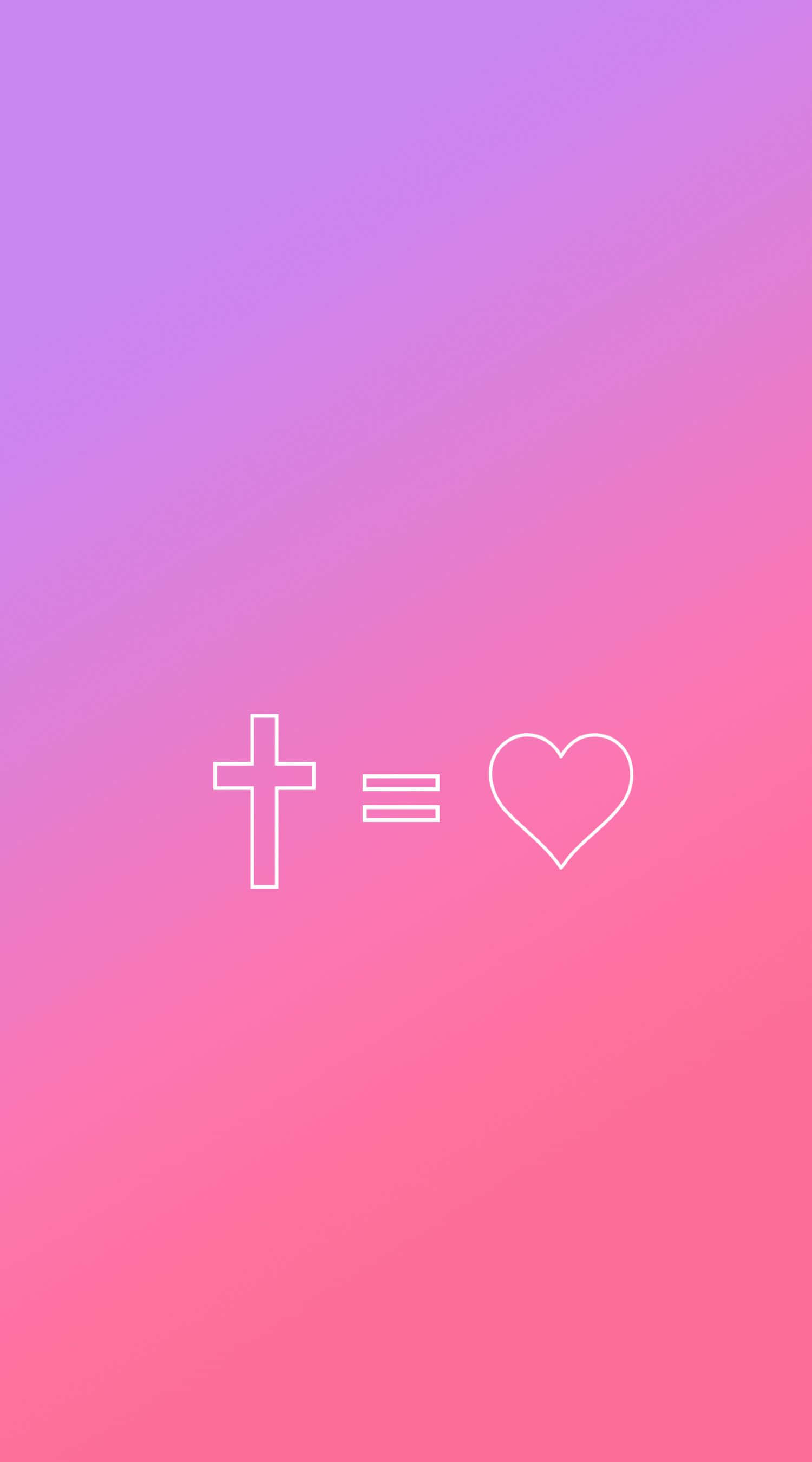 Download Pink Cross Wallpaper